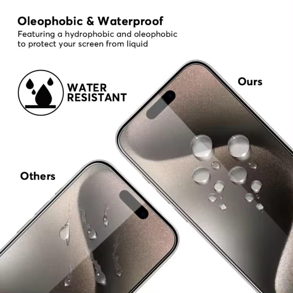 Qixxronics for iPhone Air (6.5 inch) Tempered Glass Screen Protector, Anti Scratch, Bubble Free, 3-Pack