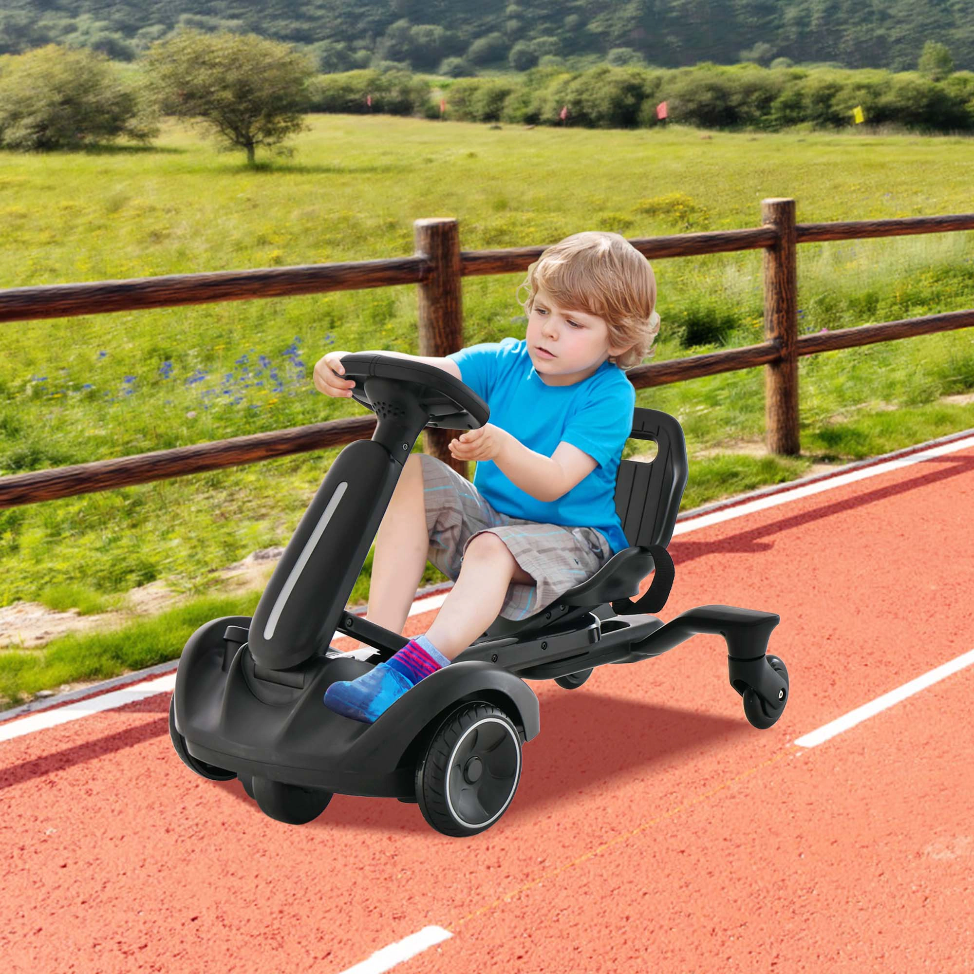 Costway 6V Kids Ride On Drift Car Electric Drifting Go Kart for with 360° Spin