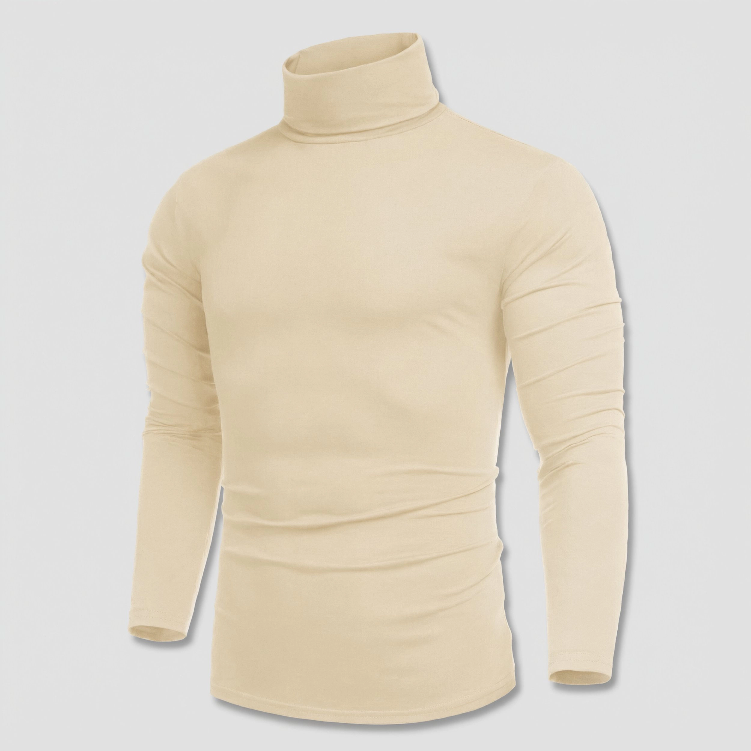 COOFANDY Men's Slim Fit Long Sleeve Turtleneck Shirt