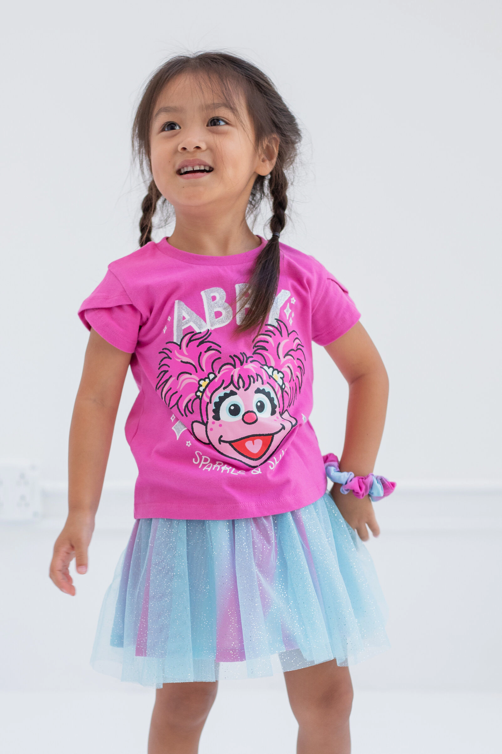 Sesame Street Girls' T-Shirt and Tutu Skirt Set