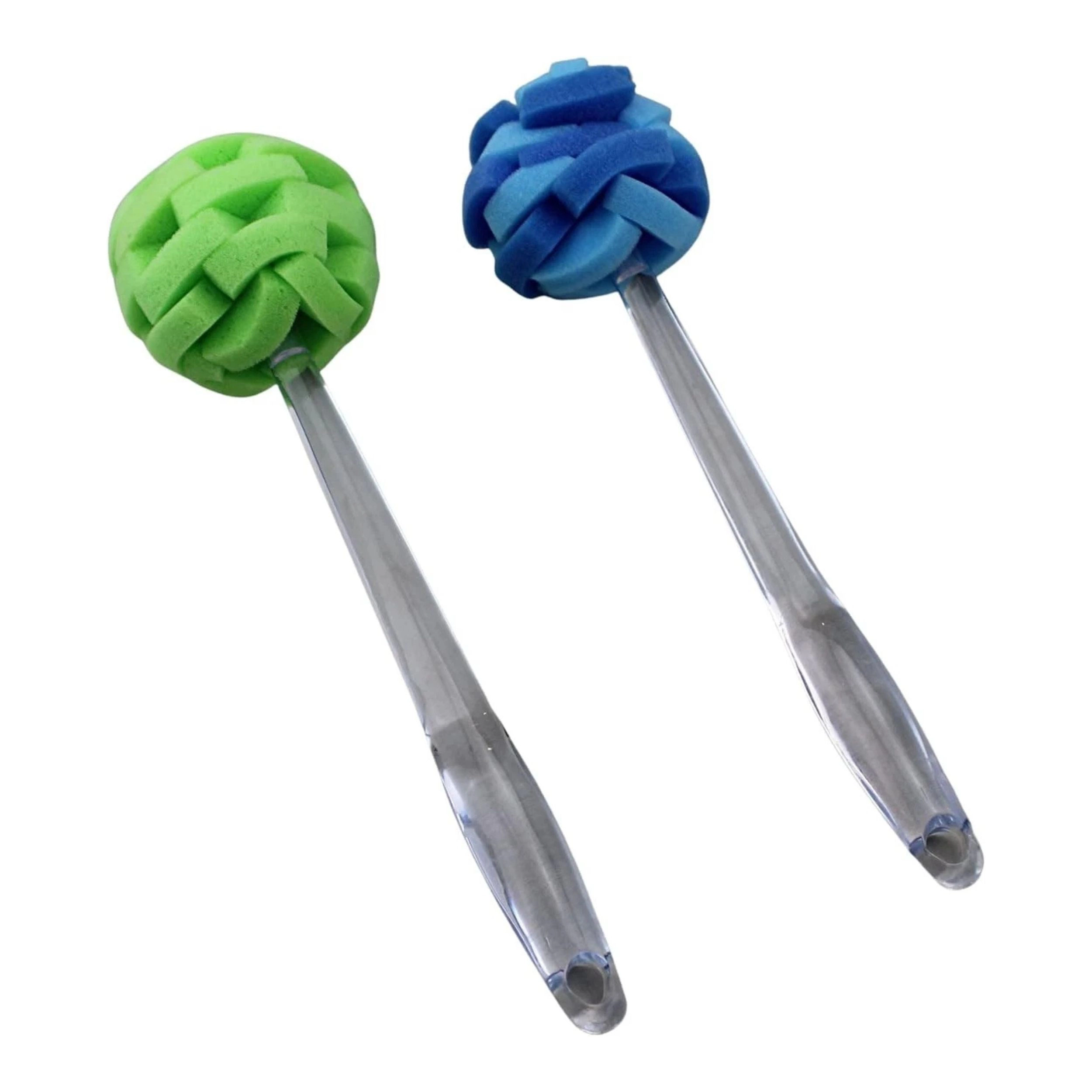 Home Collection Pack of 2 Soft Touch Glassware Sponge Dish Brushes 11.5"