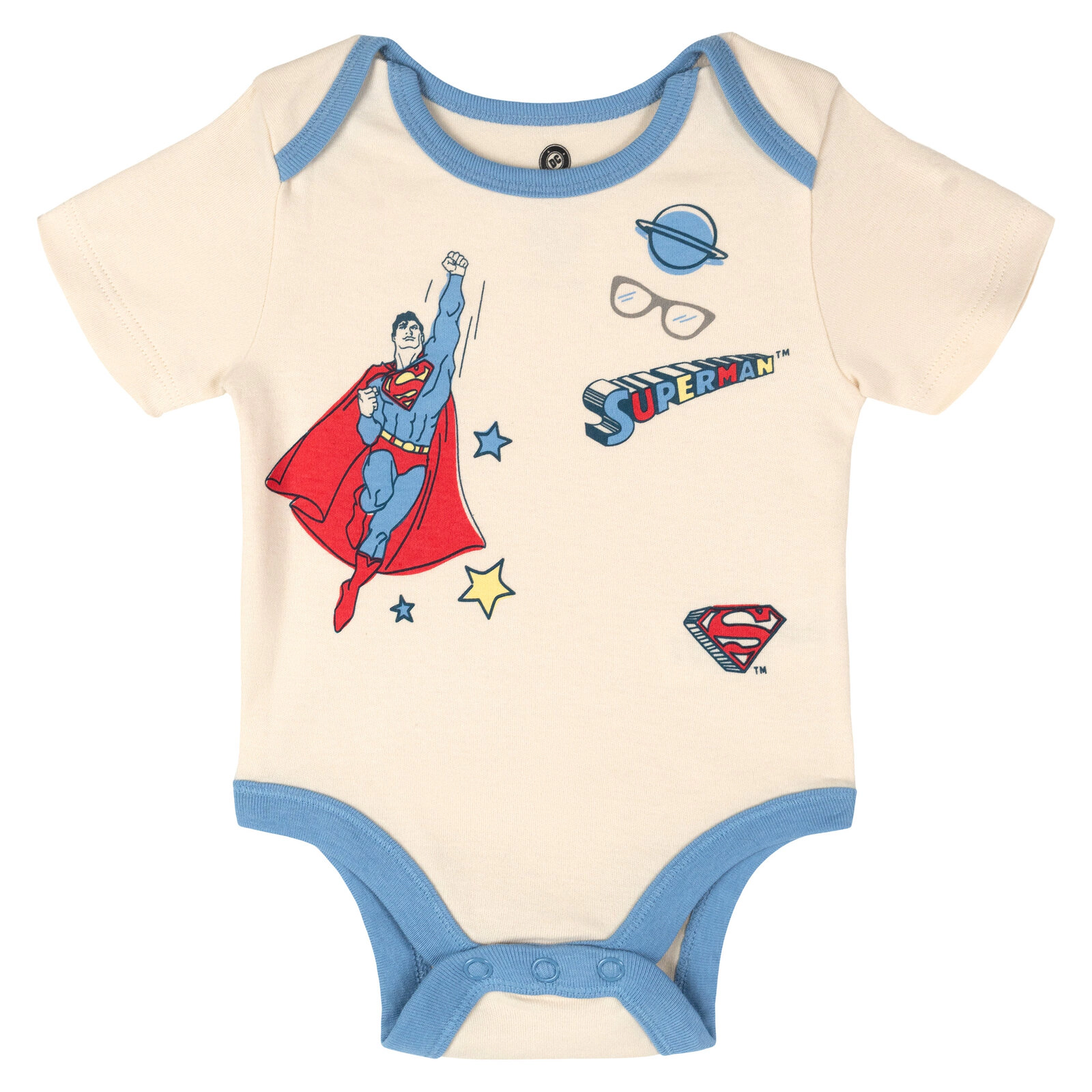 WARNER BROS Justice League Baby Boys' 3-Pack Short Sleeve Bodysuits