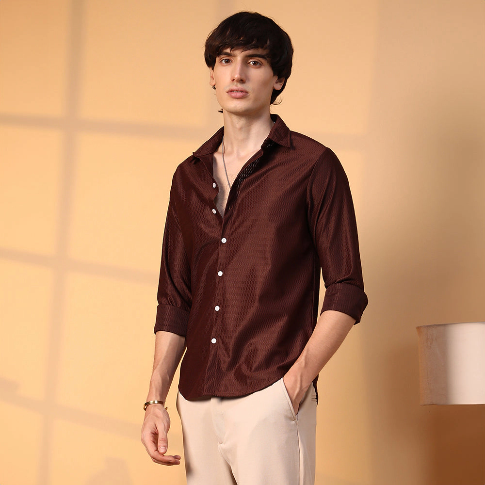 Solid Honeycomb Shirt