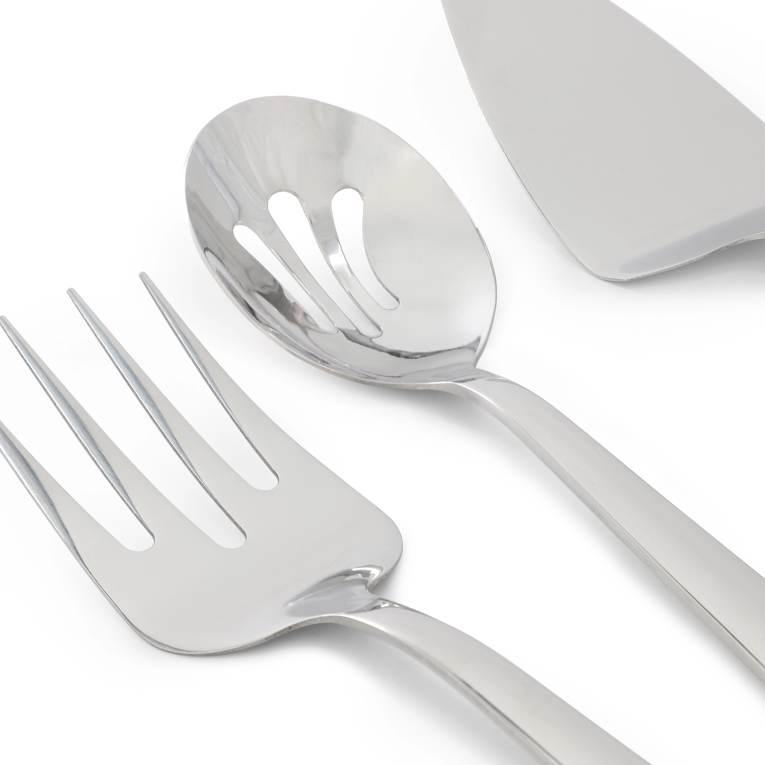 Oster Eastleigh 6 Piece Stainless Steel Hostess Set with Mirror Polish Finish