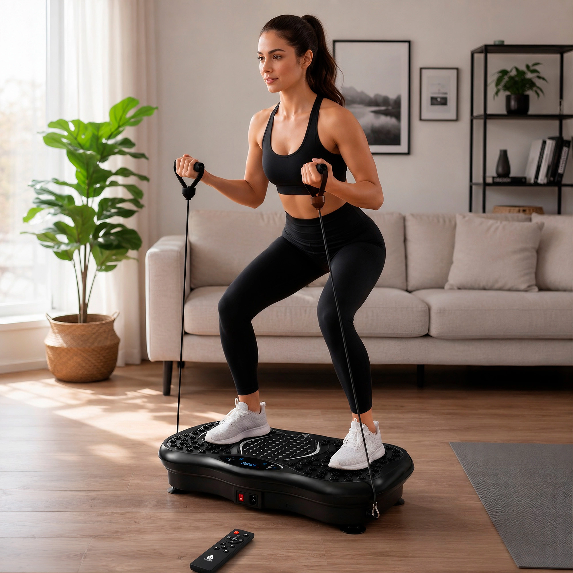 Pursonic Vibration Plate Fitness Platform – Full-Body Exercise Machine