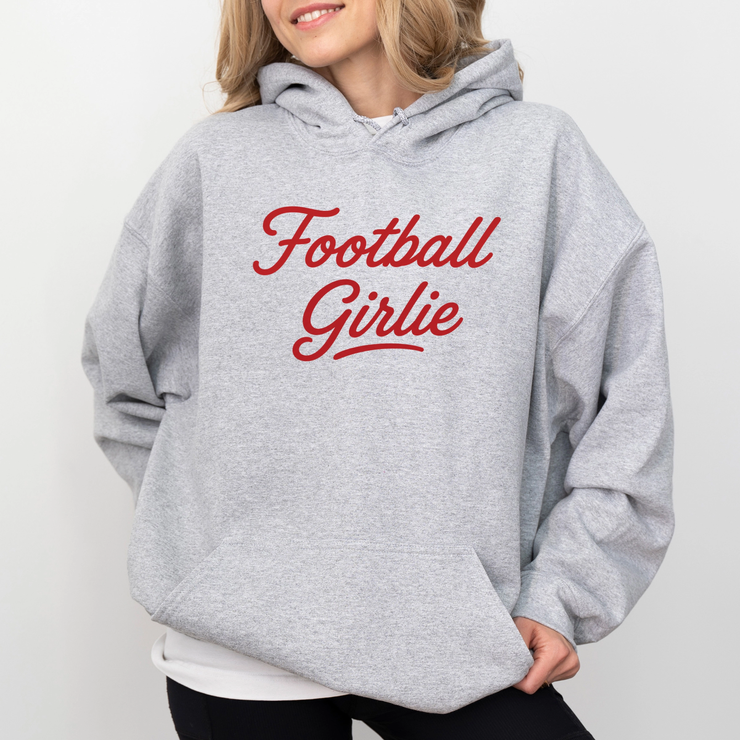 Simply Sage Market - Women's Graphic Hoodie Football Girlie