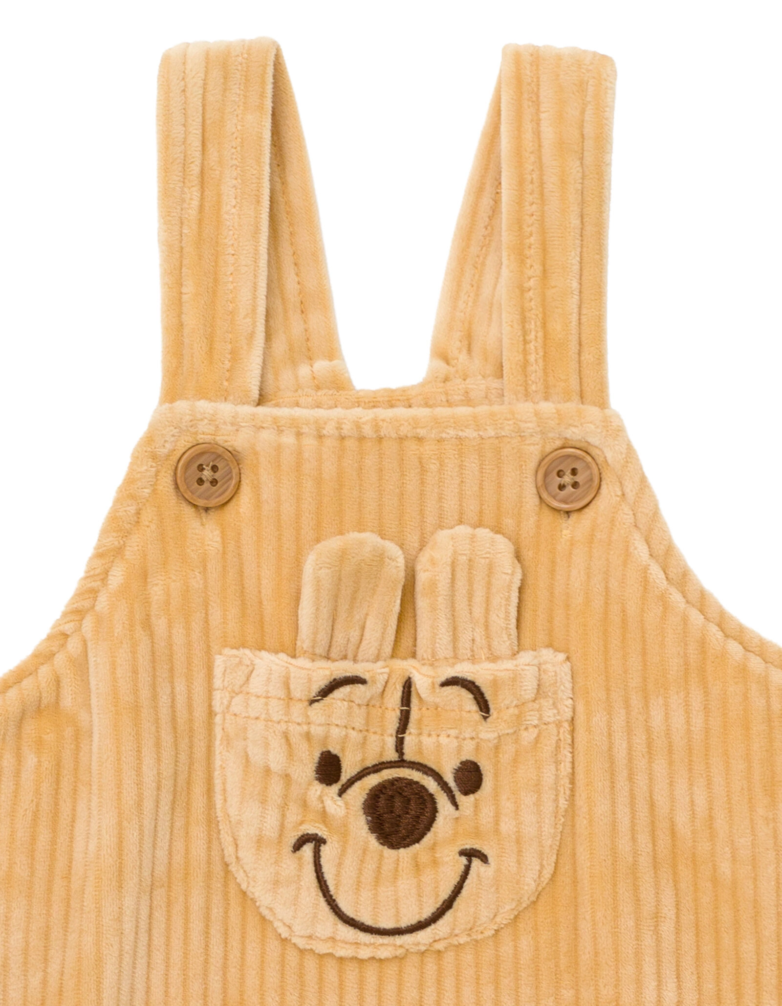 Disney Winnie the Pooh Baby Boy or Girl 2-Piece Overalls and T-Shirt Set