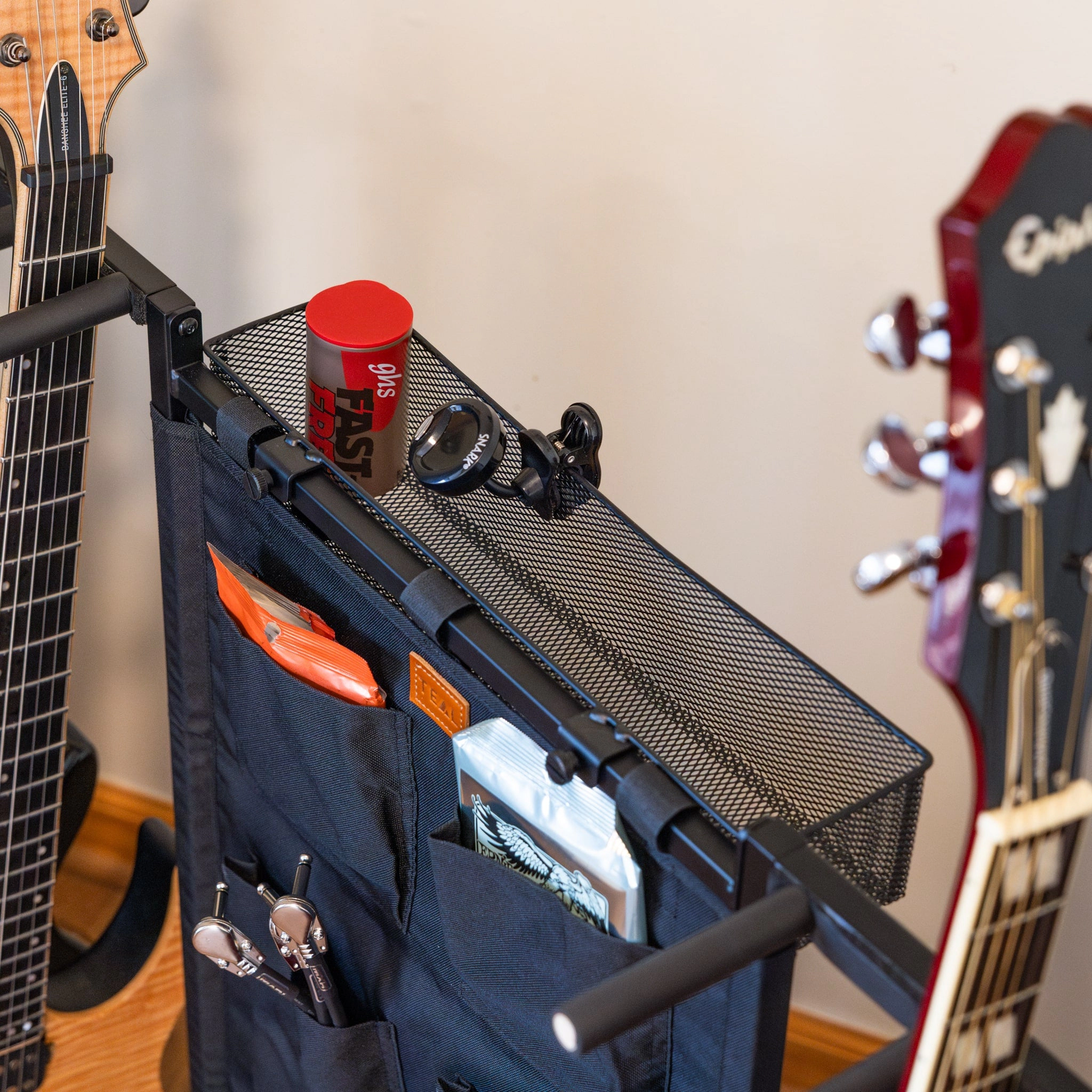 StoreYour The Headliner 10-Slot Guitar Rack, Black