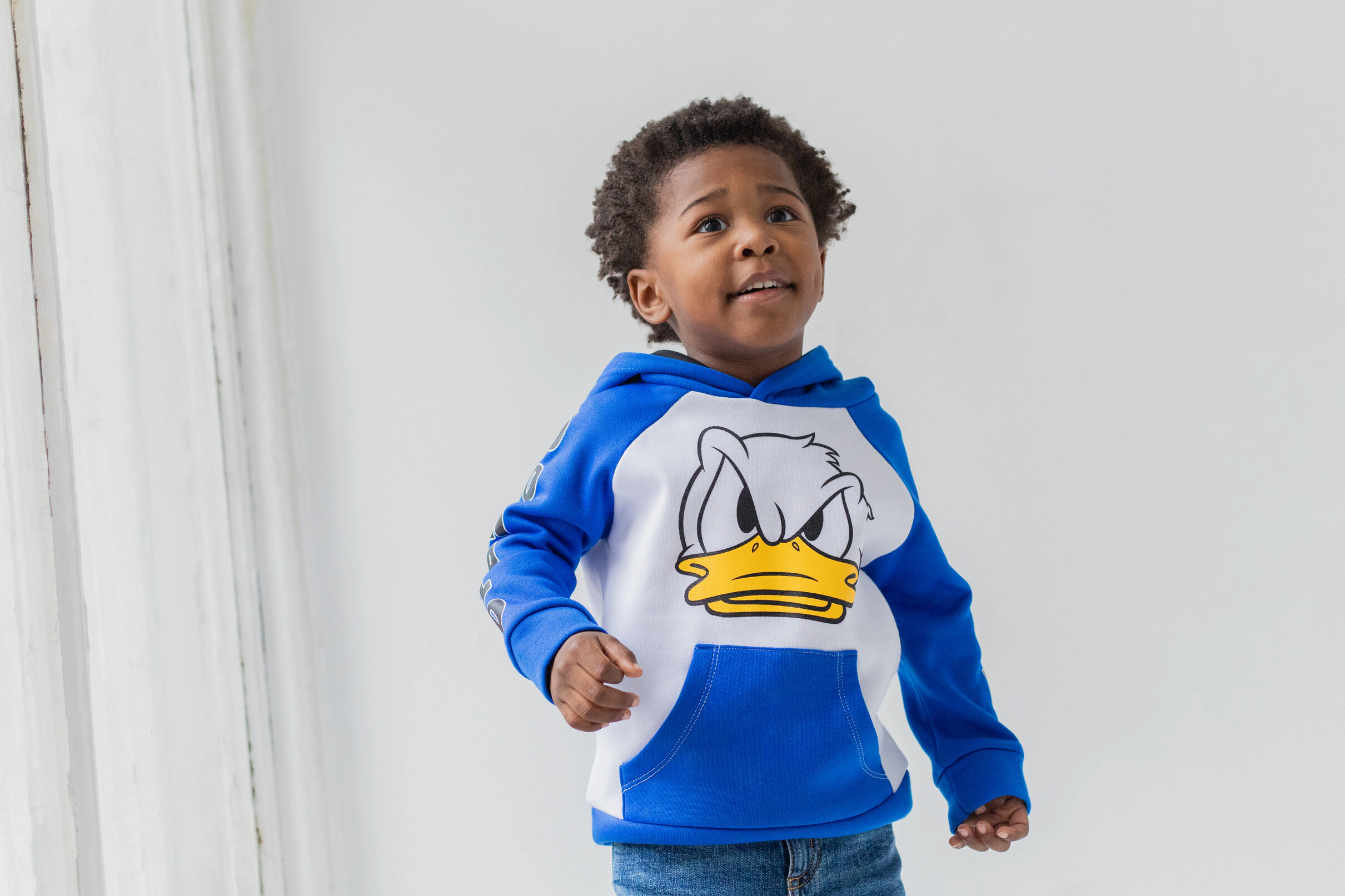 Disney Mickey Mouse Donald Duck Boys' Fleece Pullover Hoodie
