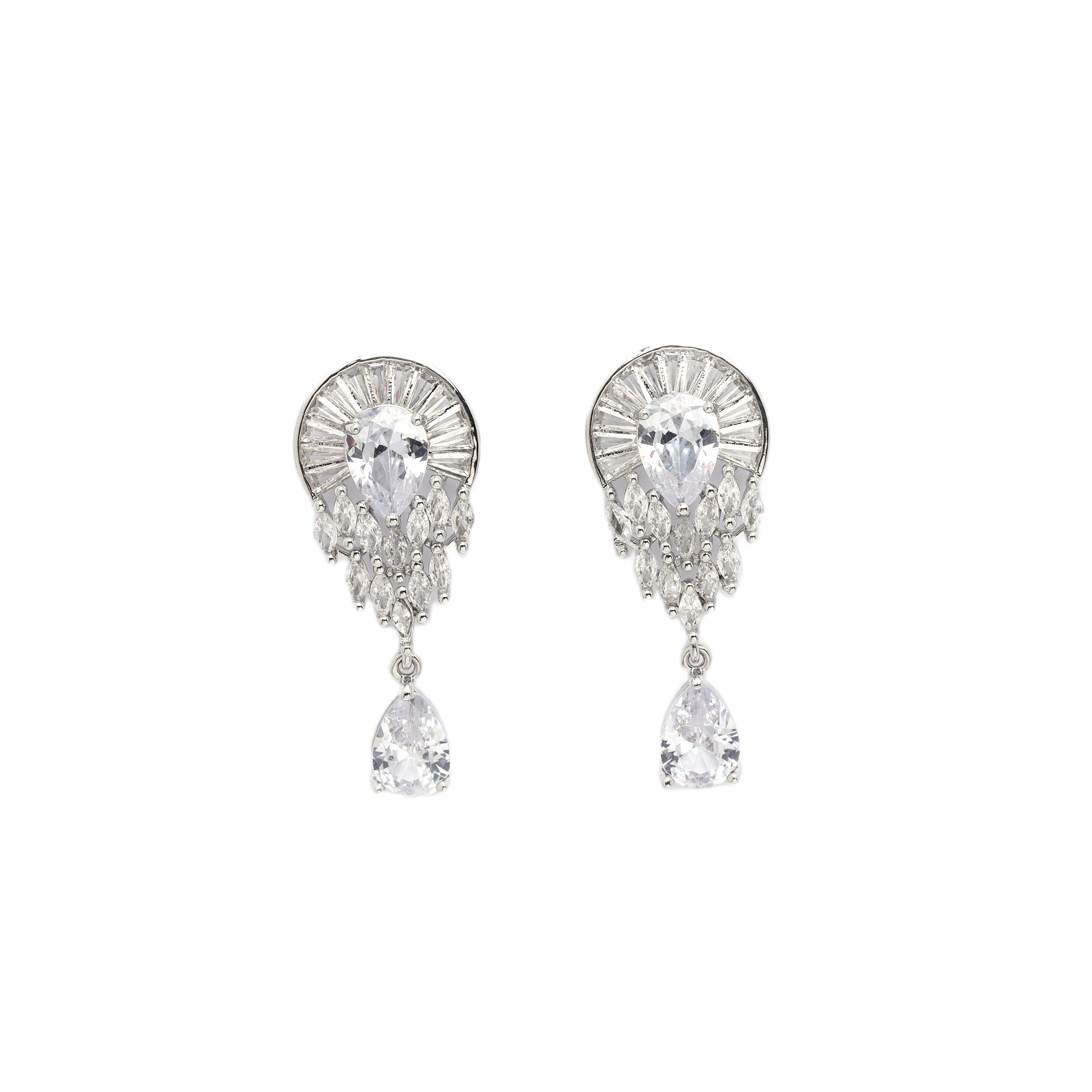 AGP PARIS Starlight Drop Womens Necklace and Earrings Set