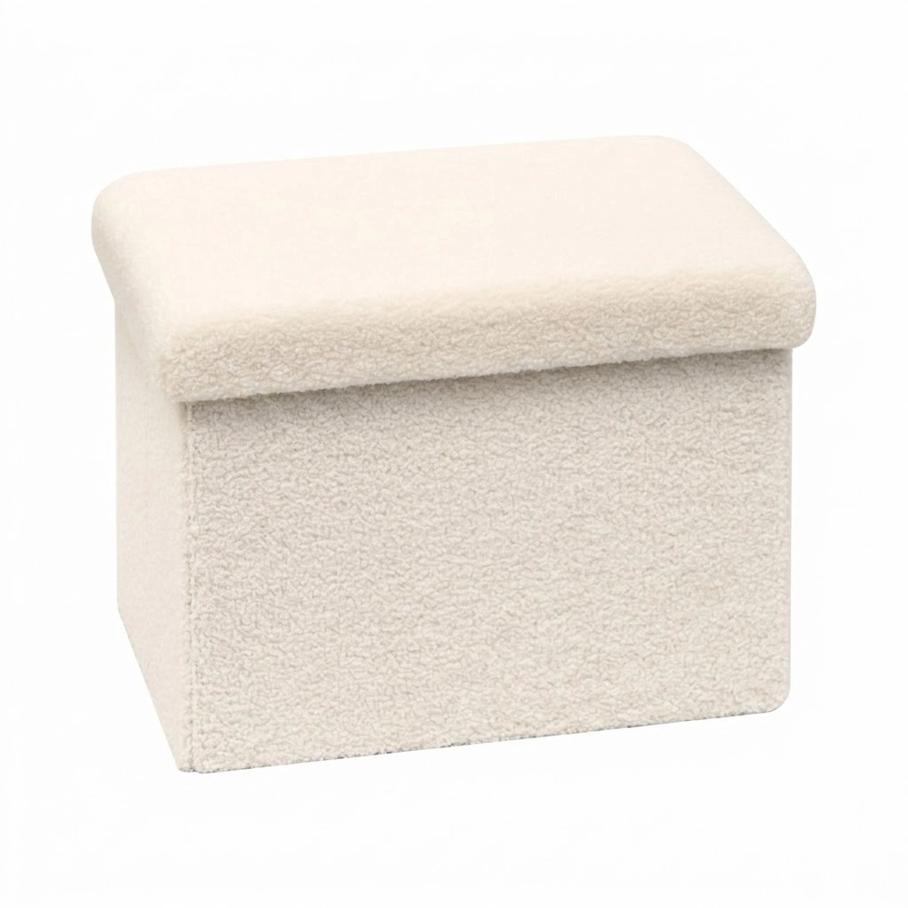 Rocky Peak Living Unisex Foldable Storage Ottoman Cube Foot Rest