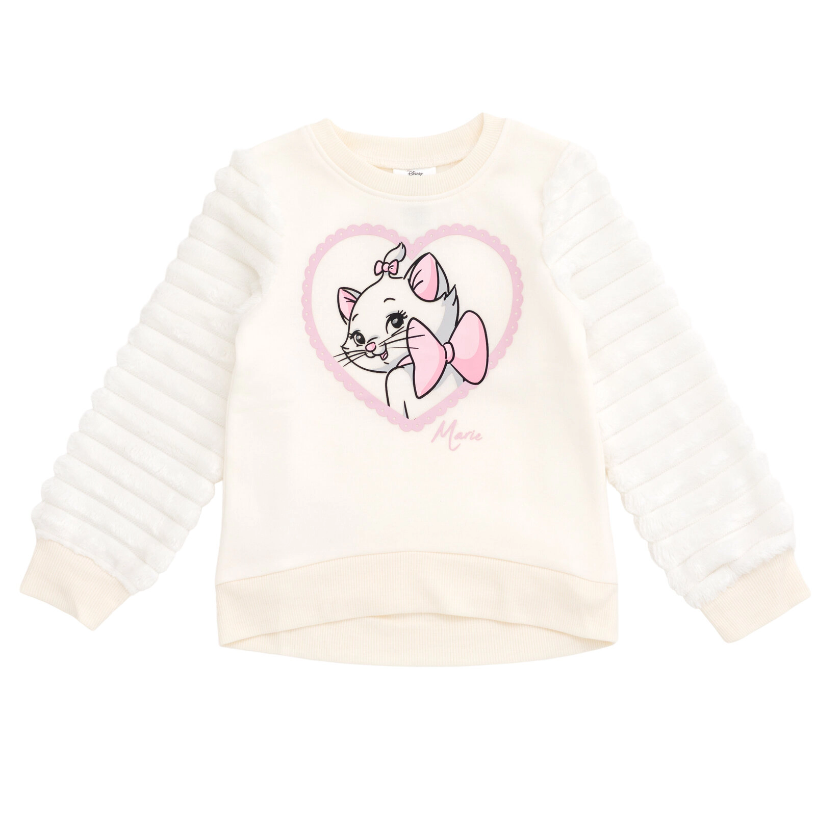 Disney Girls' Faux Fur Sweatshirt