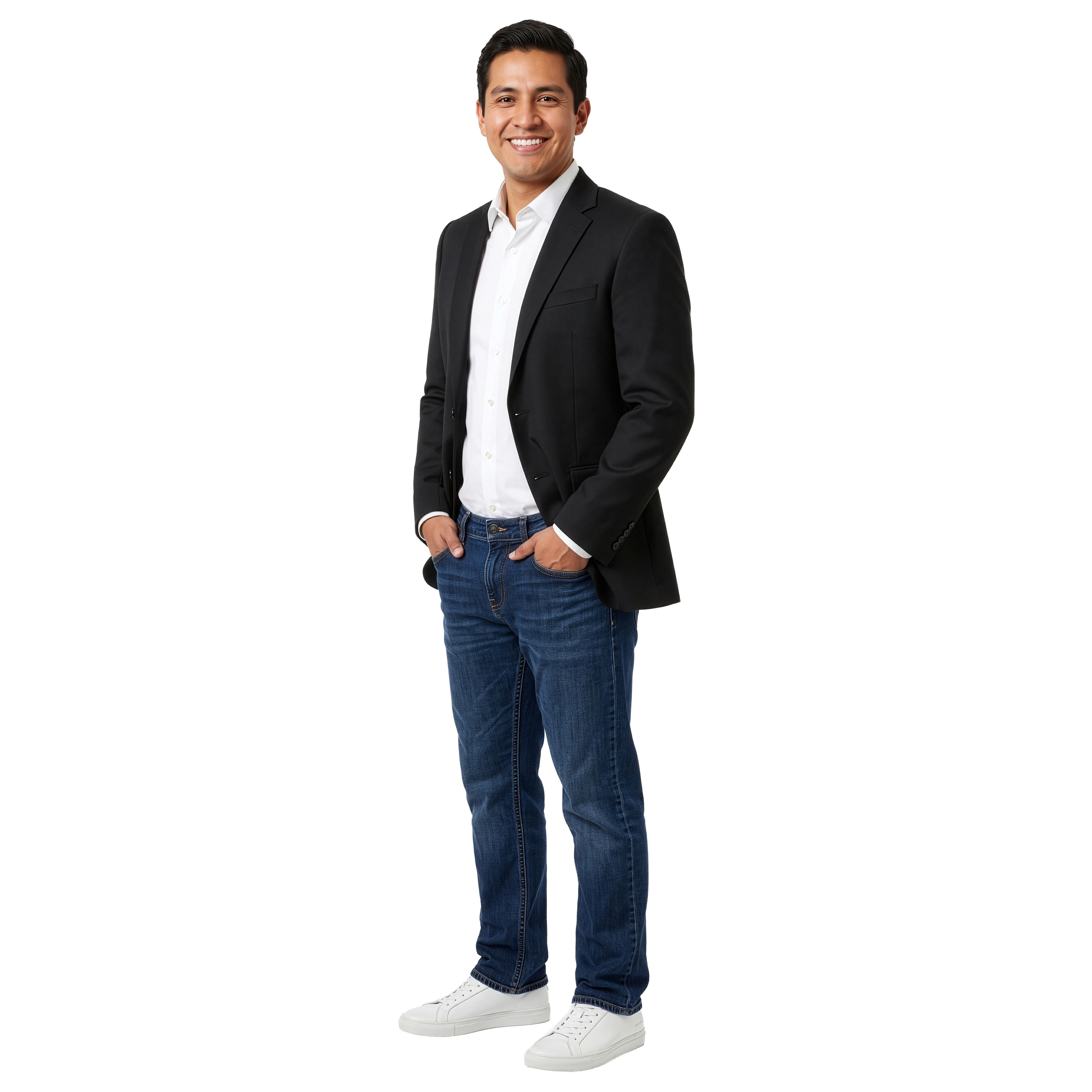 Demantie Mens Modern Fit Solid Sport Coat