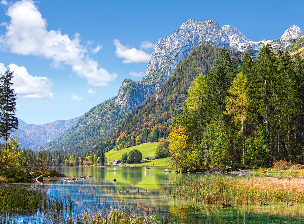 CASTORLAND 2000 Piece Jigsaw Puzzles, Mountain Refuge in the Alps, Tirol, Germany, Tyrolean Alps, C-200832-2