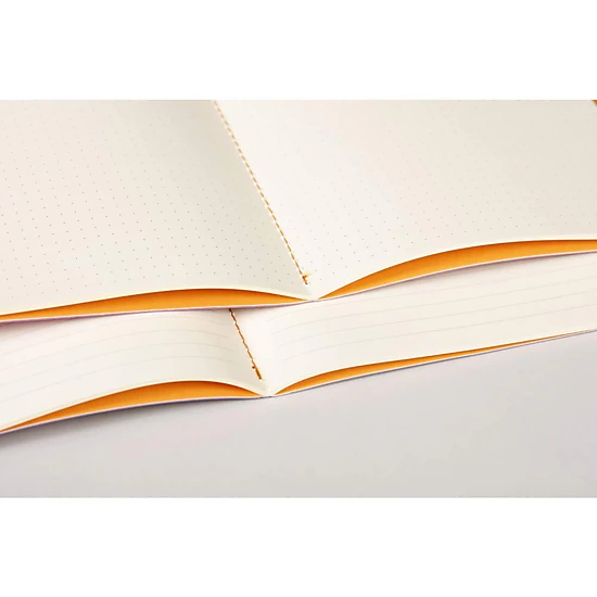 Rhodia Rhodiarama Sewn Spine Notebook - Dot Grid 5mm - 32 Sheets - 6 x 8.25 - Anise