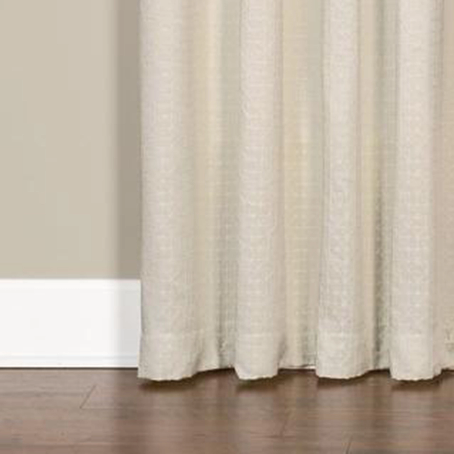 Saturday Knight Ltd Parkland Windowpane Tailored Fabric Panel - 55x63", Natural