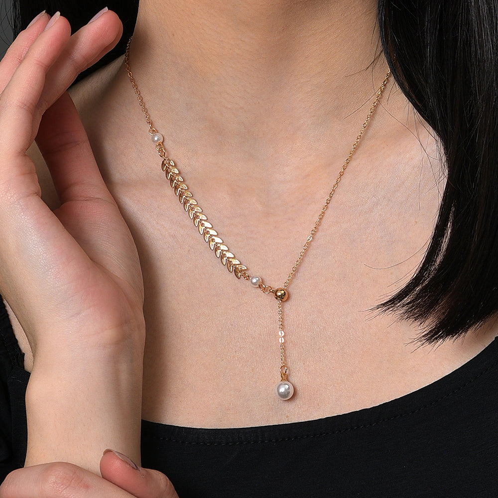 SOHI Women's Everyday Lariat Necklace