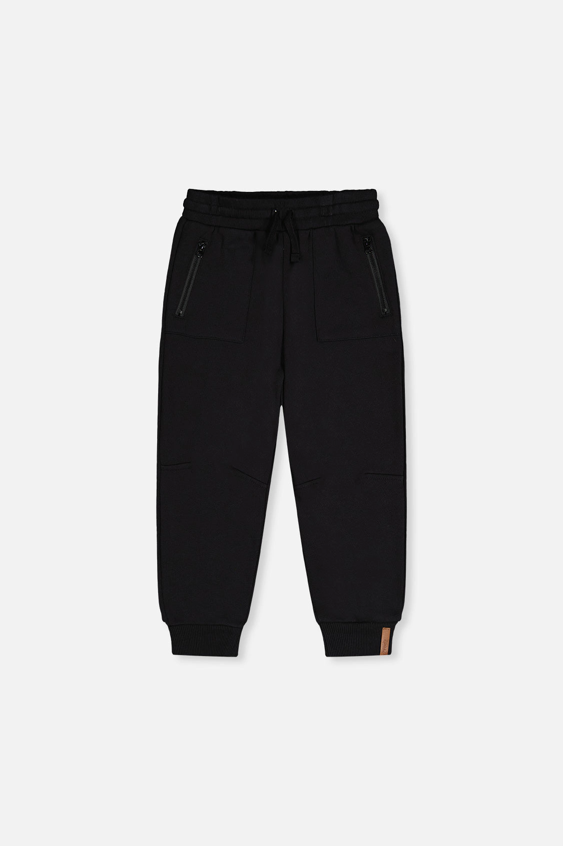 Deux par Boys Fleece Drawstring Sweatpants with Zippered Pockets