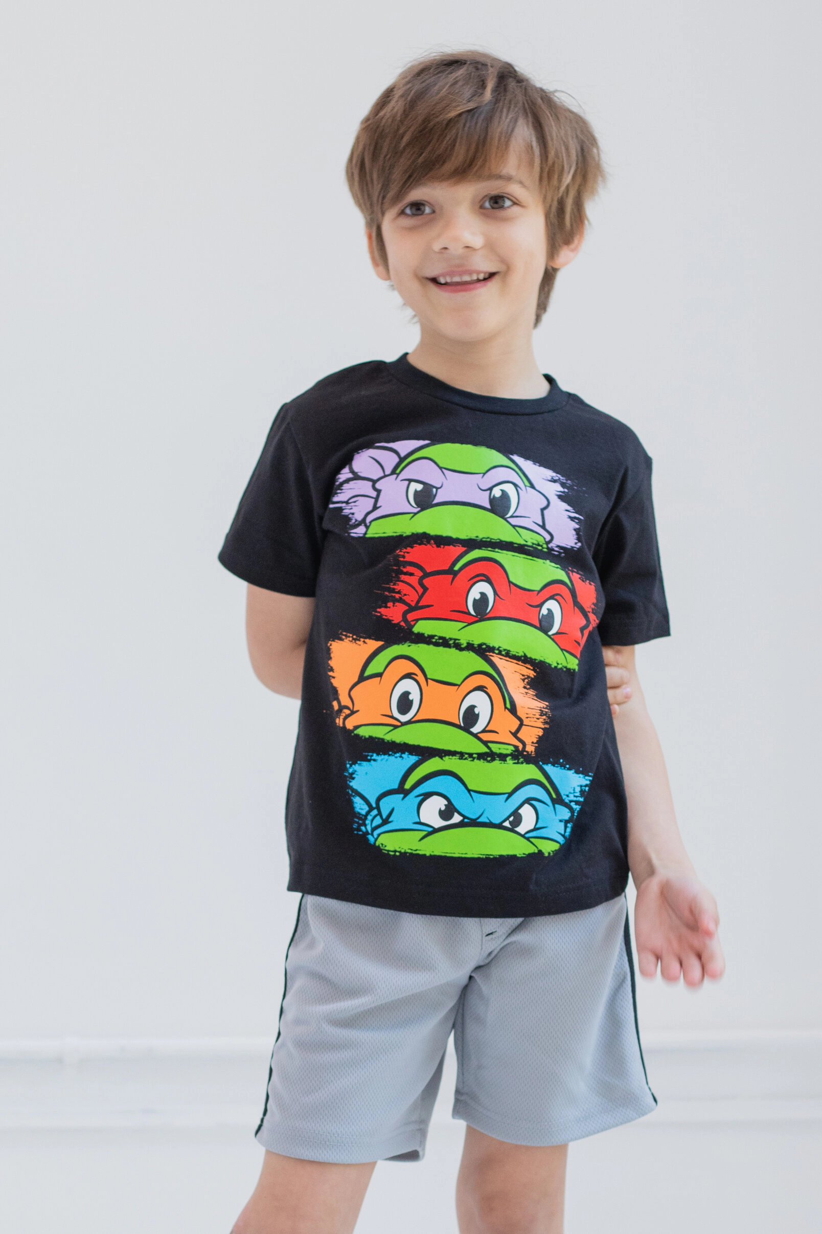 Nickelodeon Teenage Mutant Ninja Turtles Boys' Athletic 2-Piece T-Shirt and Shorts Set
