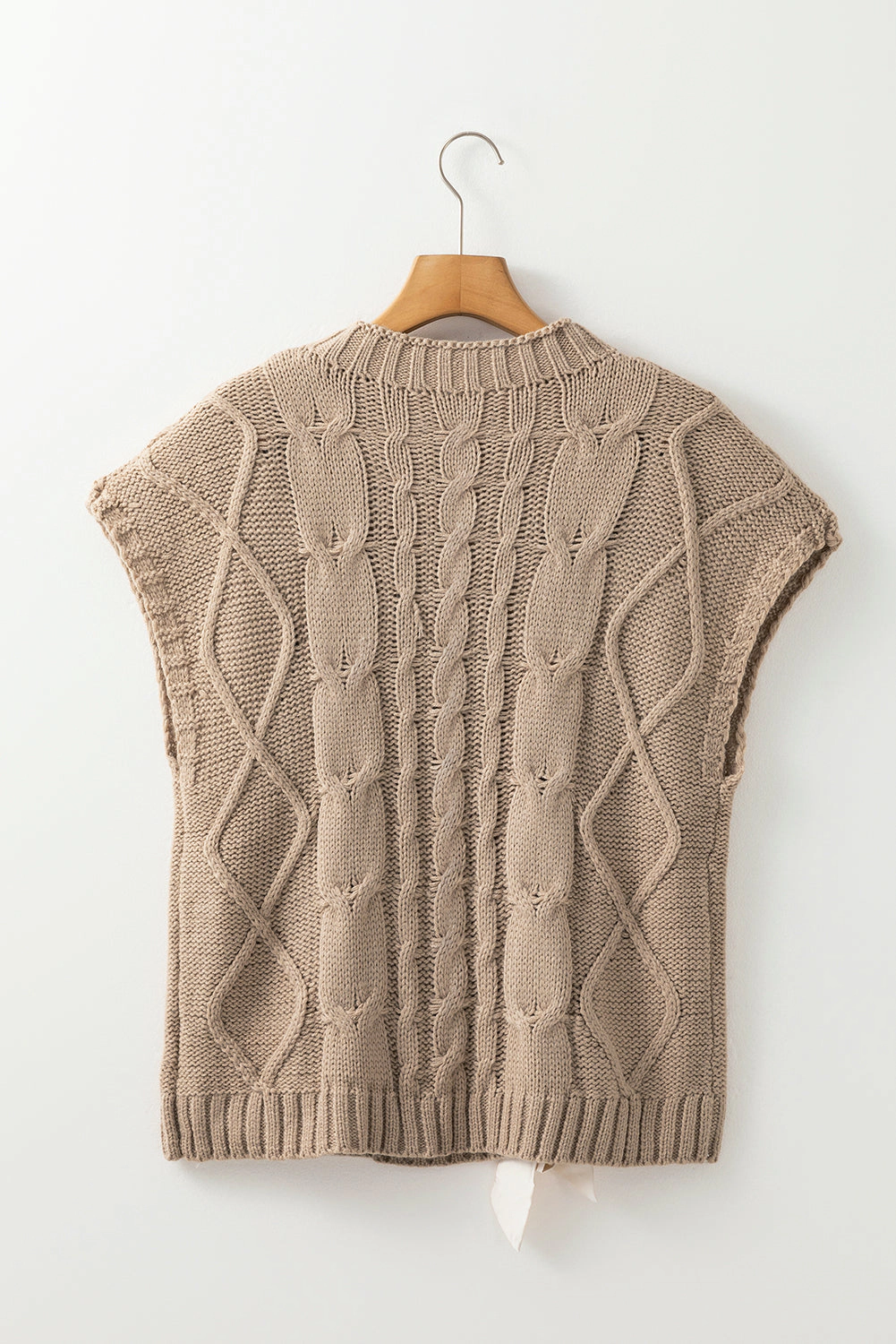 Threaded Pear Women's Emma Bowknot Short Sleeve Sweater