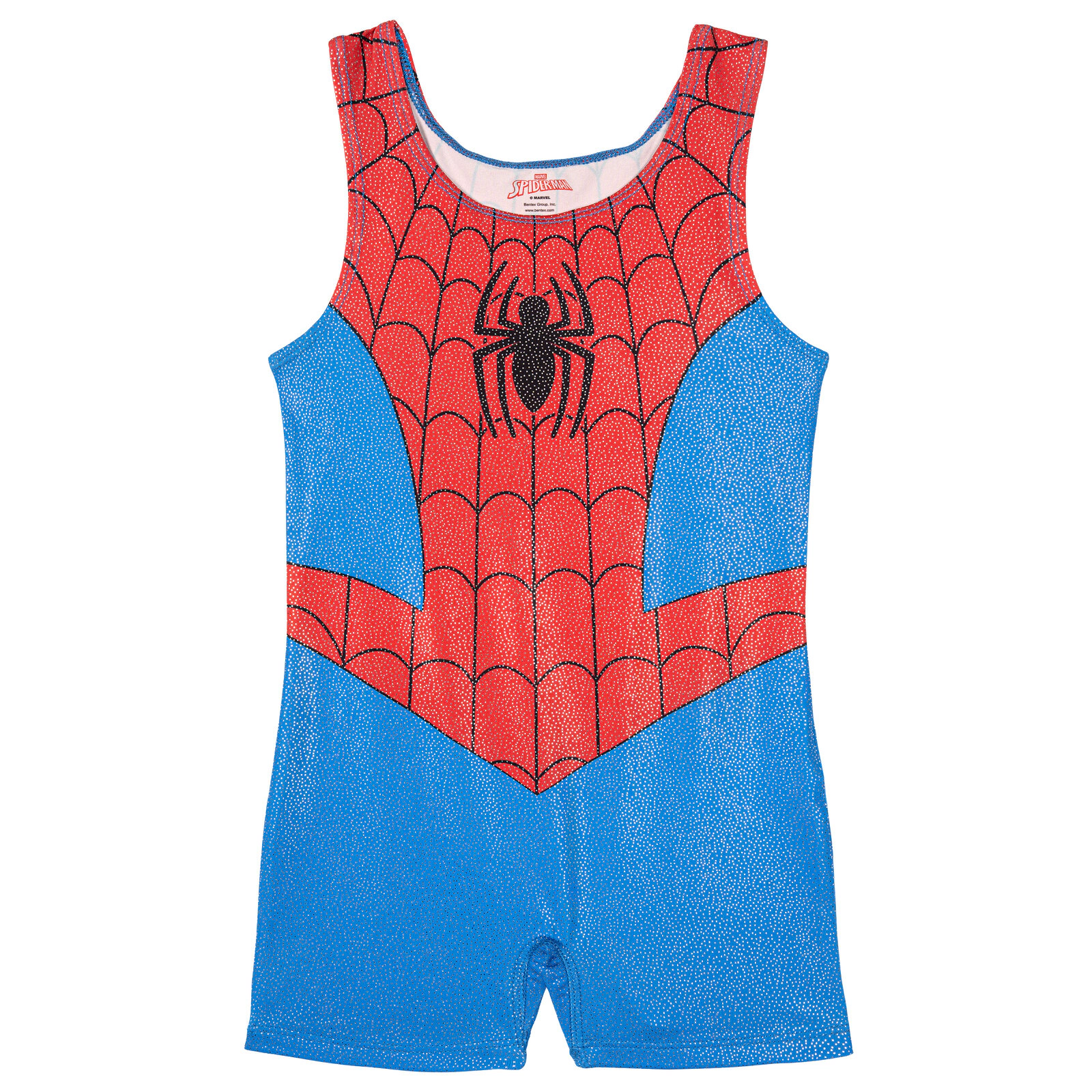 Marvel Spider-Man Girls' Sleeveless Gymnastics Romper