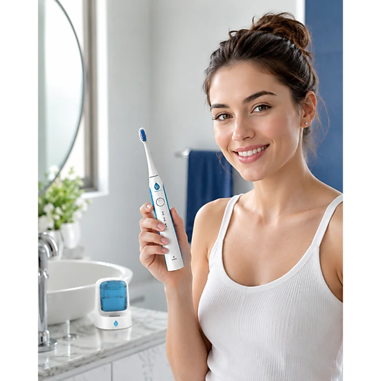 Pursonic Unisex Complete Oral Care Bundle – Water Flosser, Sonic Rechargeable Toothbrush & UV Sanitizer