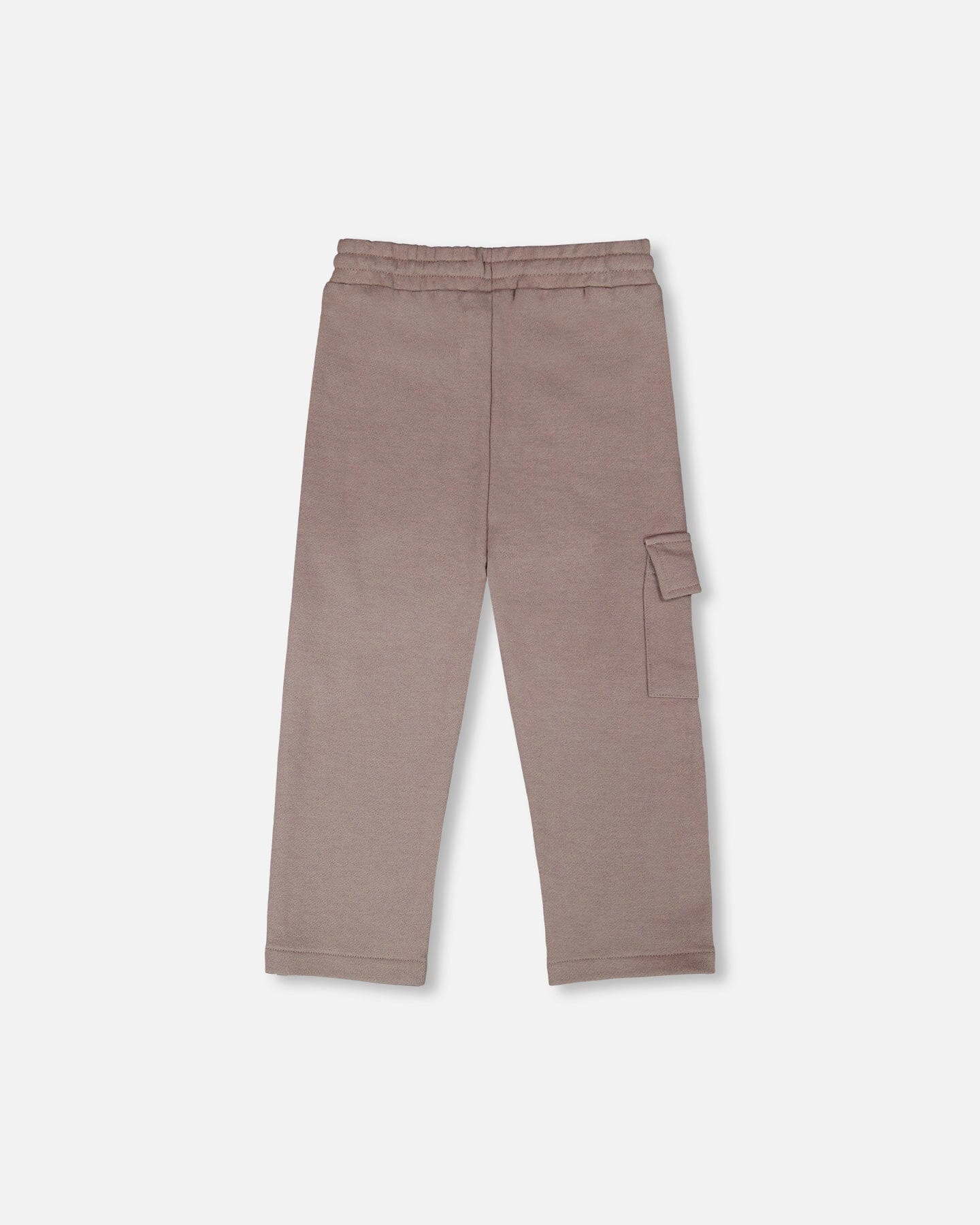 Deux par Deux Boys French Terry Drawstring Waist Cargo Pocket Sweatpants