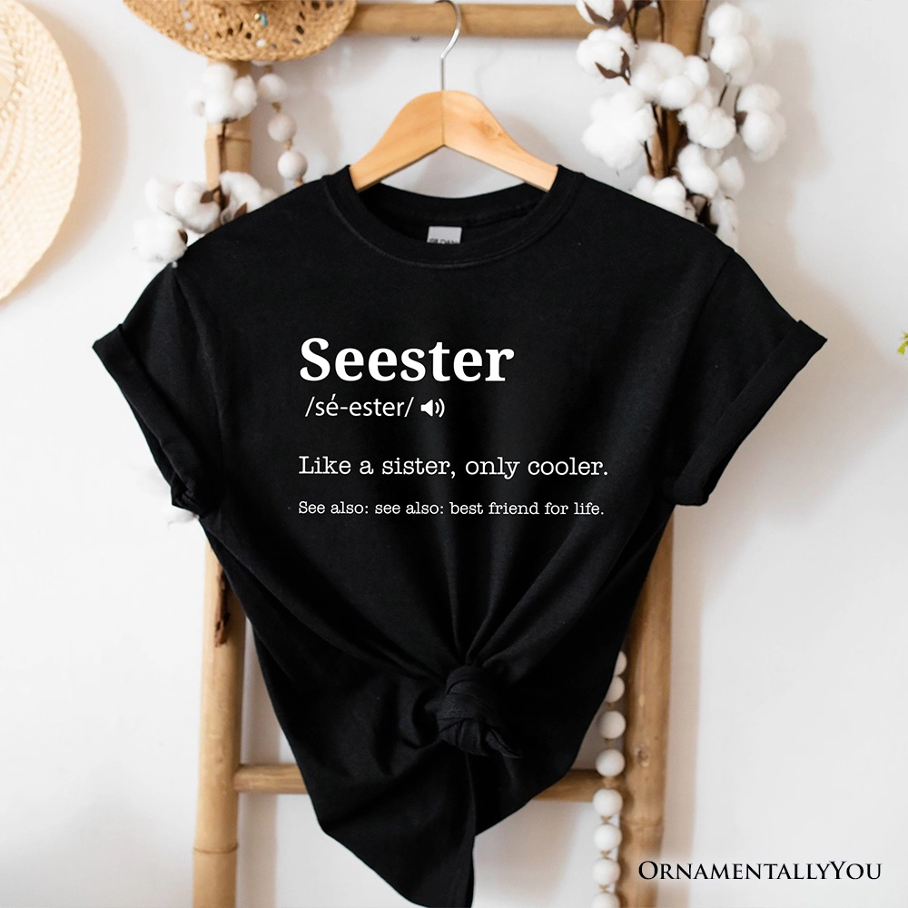 OrnamentallyYou Womens Seester Definition T-Shirt