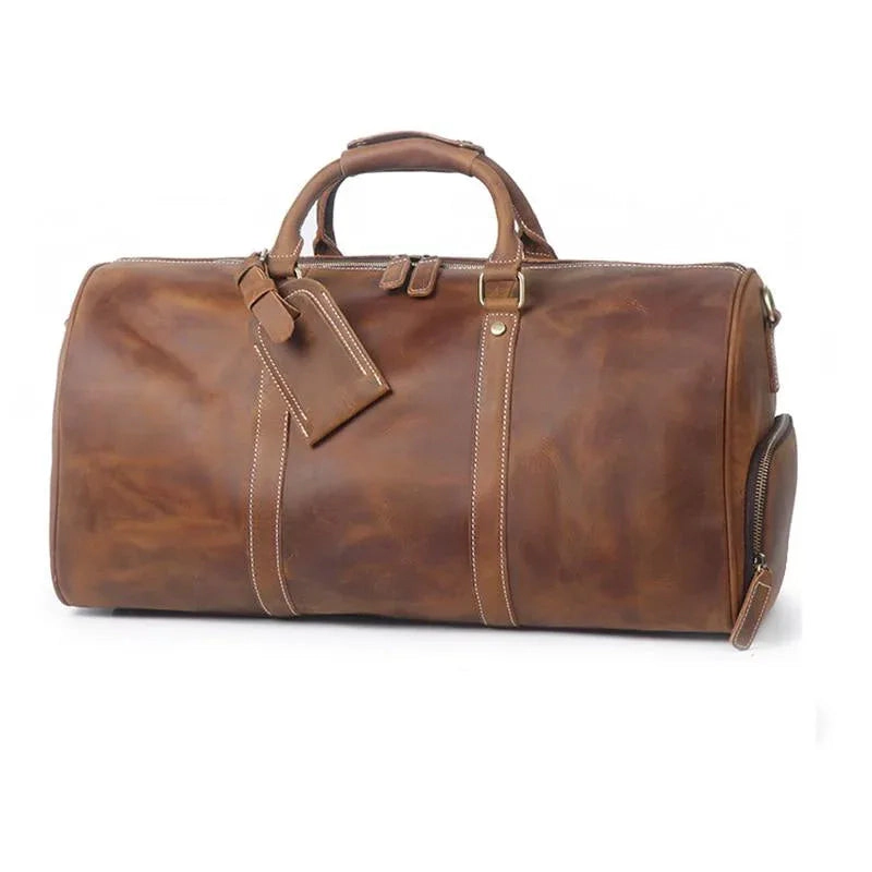 Steel Horse Leather Unisex The Dagny Weekender | Large Duffle Bag