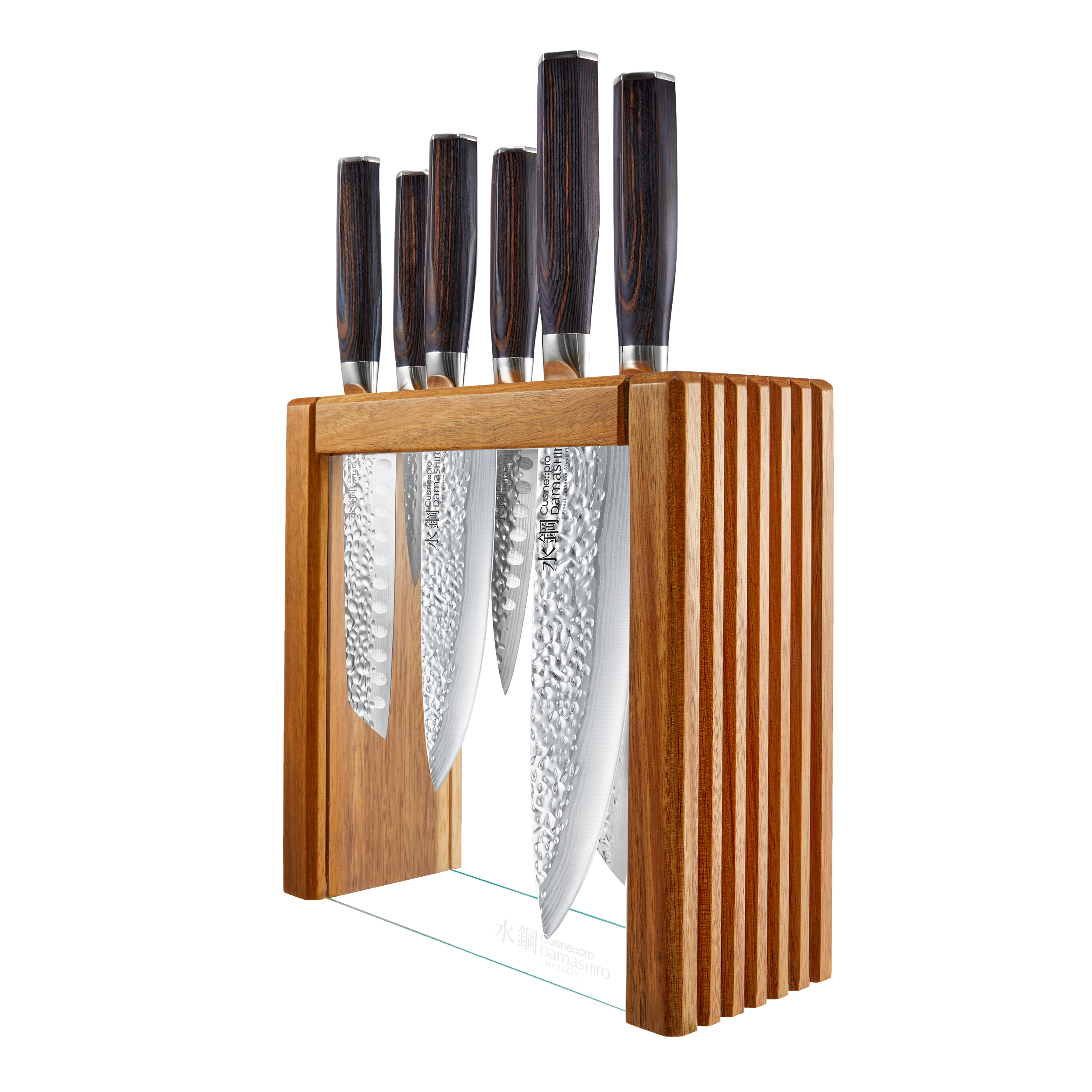 Cuisine::pro® Damashiro EMPEROR® 7-Piece Makoto Knife Block