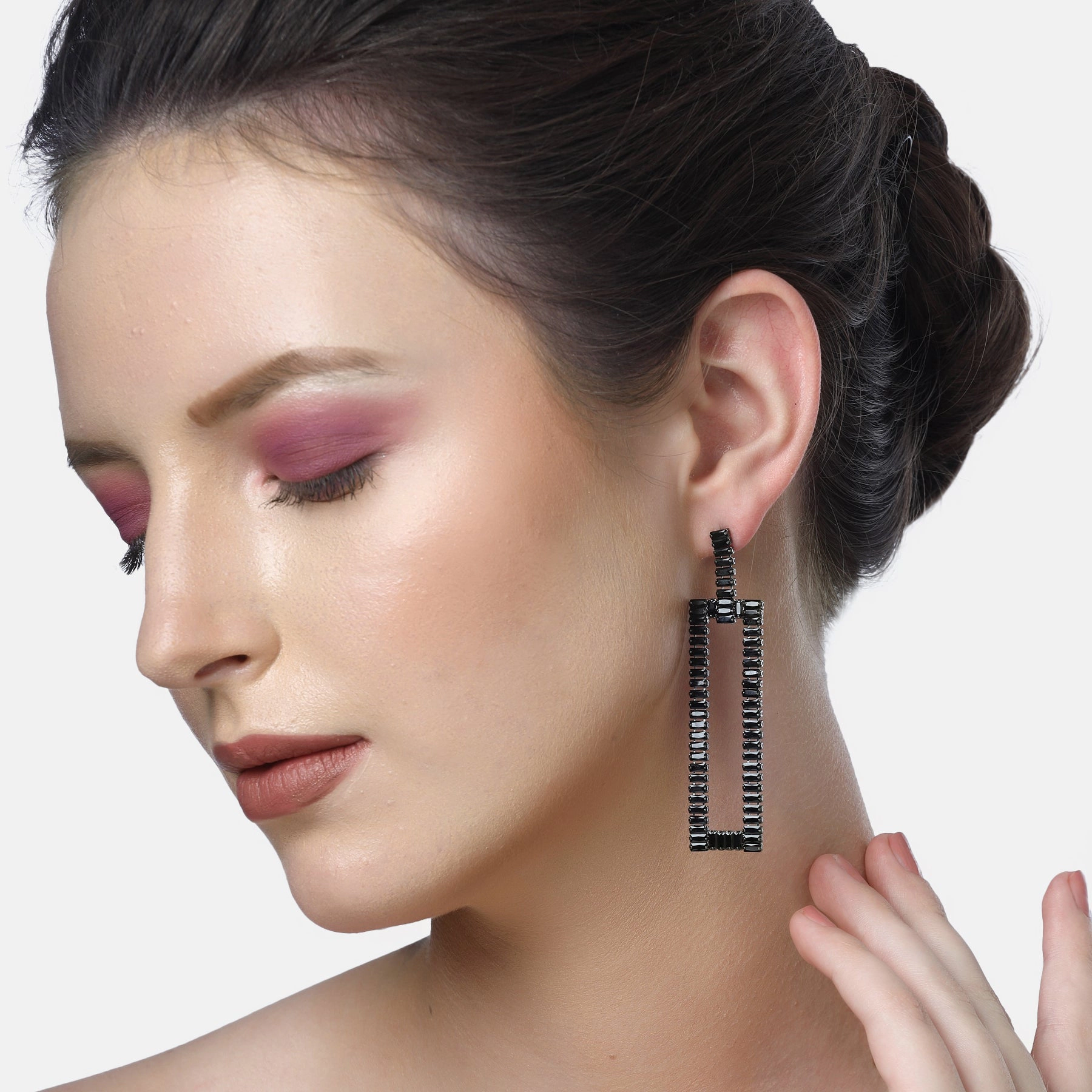 AGP PARIS Womens Diva Perky Long Drop Earrings