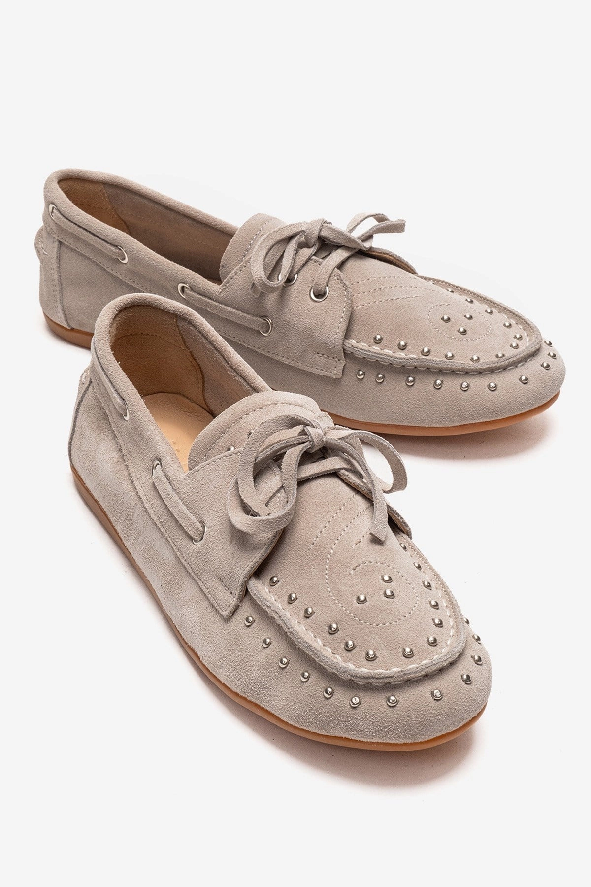 Forever & Always Womens Cuesta Leather Lace Up Loafer