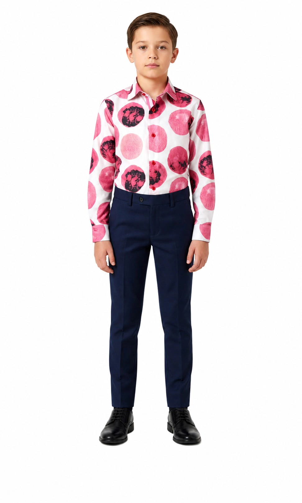 Elie Balleh Boys Slim Fit Dress Button-Down Shirt