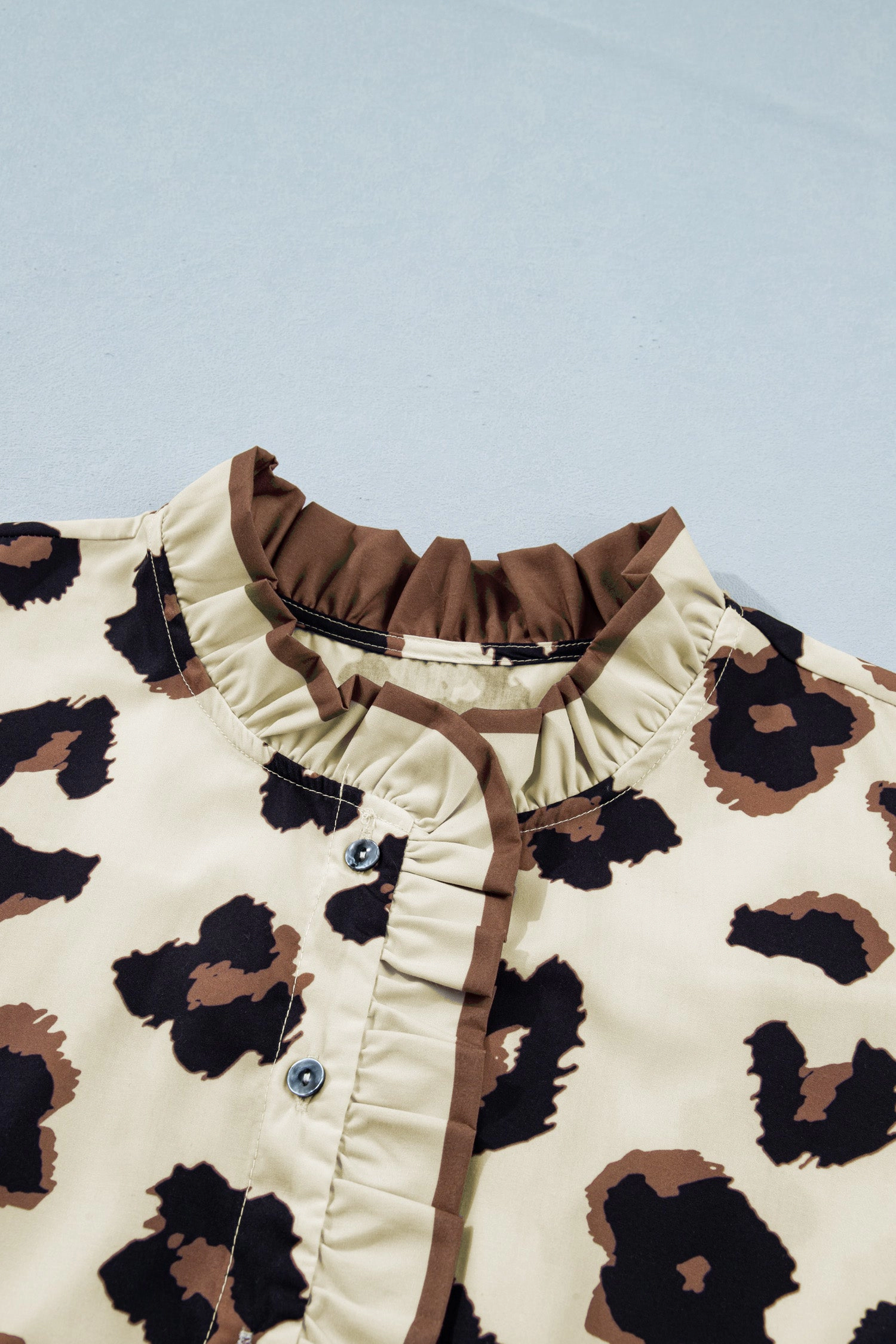 Threaded Pear Paisley Short Sleeve PLUS Blouse