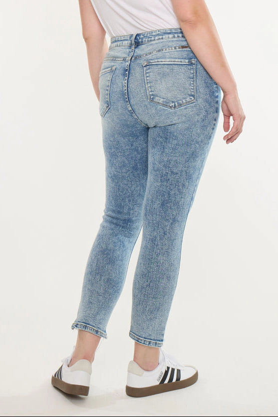 KanCan Women's Plus High Rise Ankle Skinny Jeans Bellita