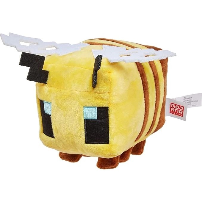 Mattel Minecraft Bee Plush - 8-inch Collectible Toy