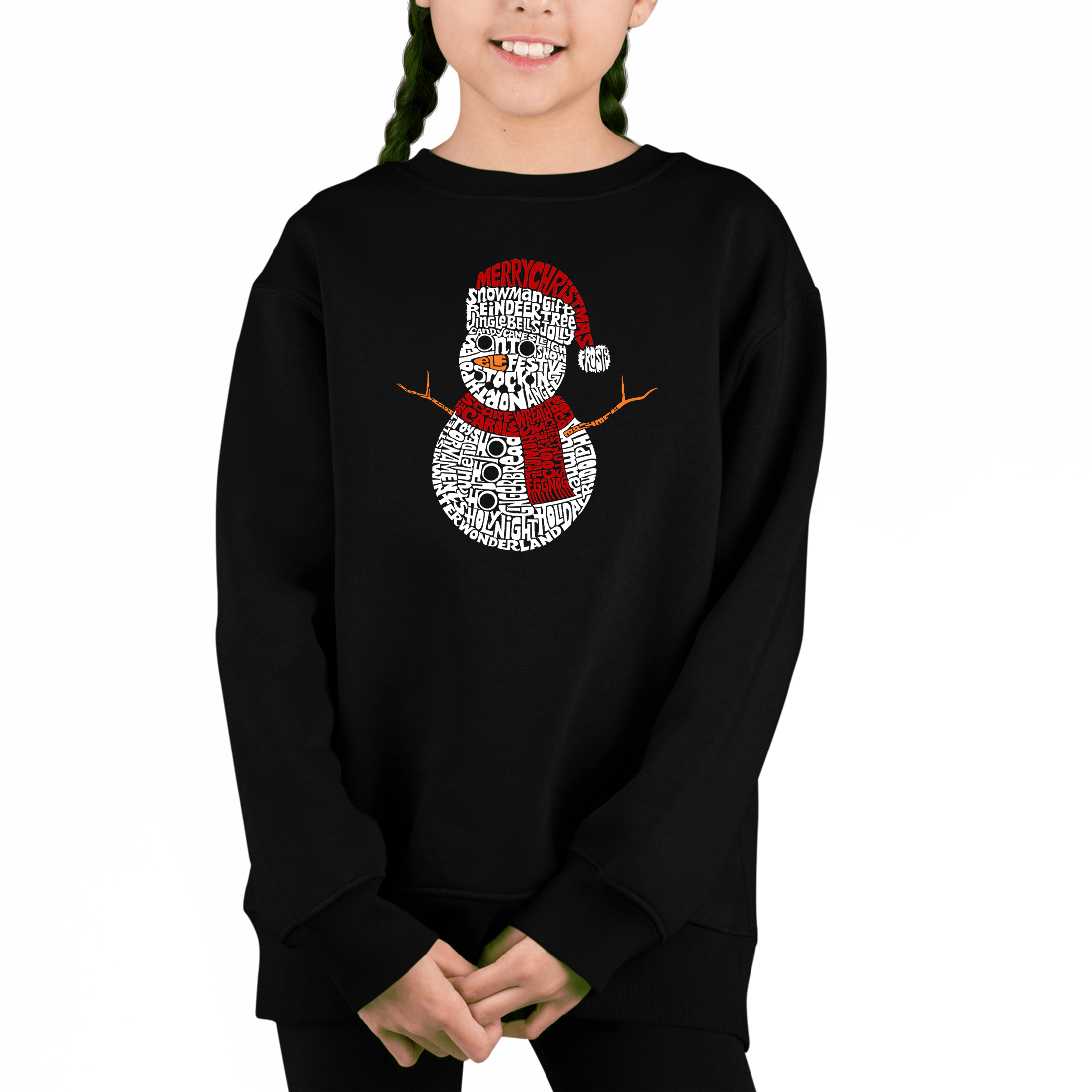 LA Pop Art Girl's Word Sweatshirt