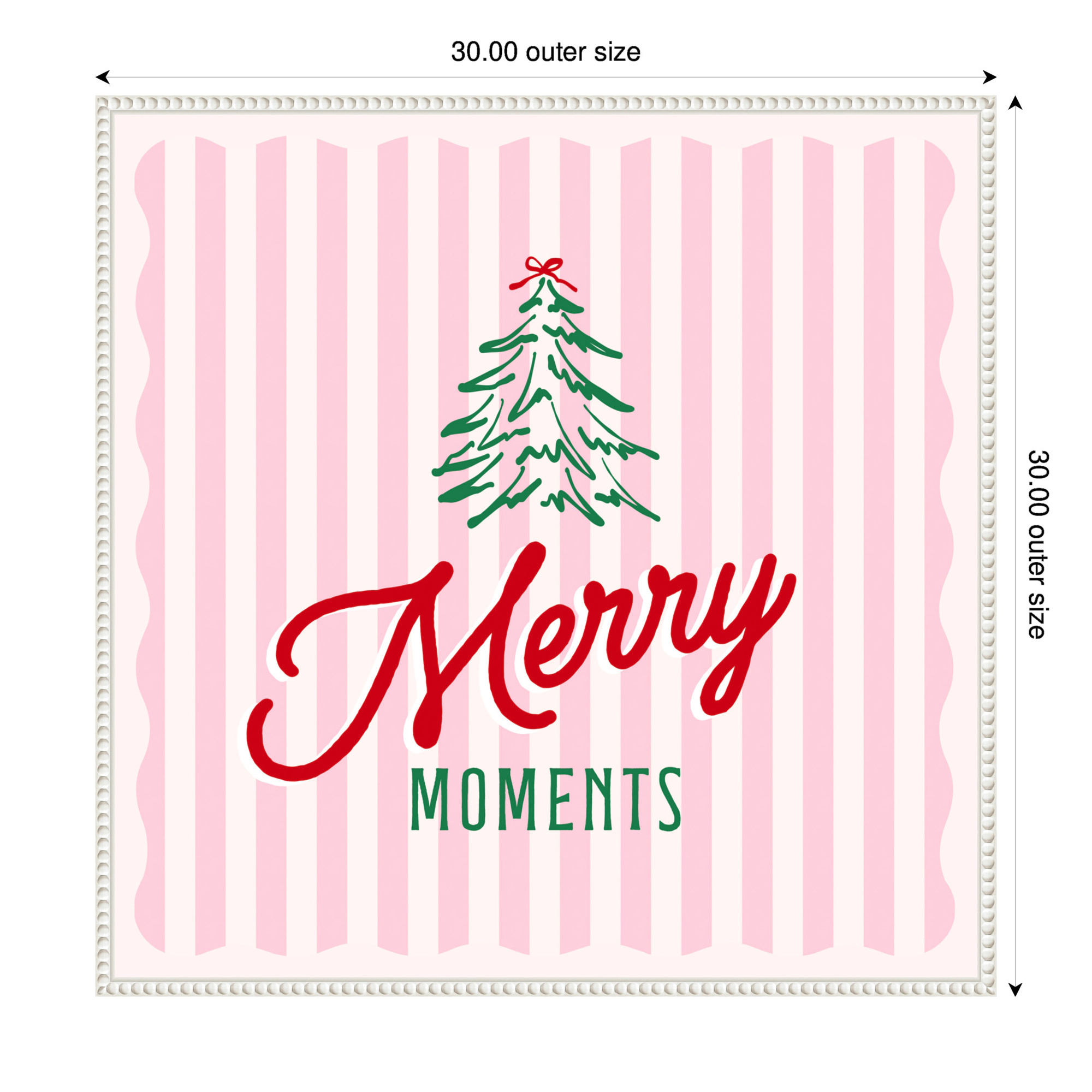 Amanti Art Merry Moments Christmas Framed Canvas Wall Print