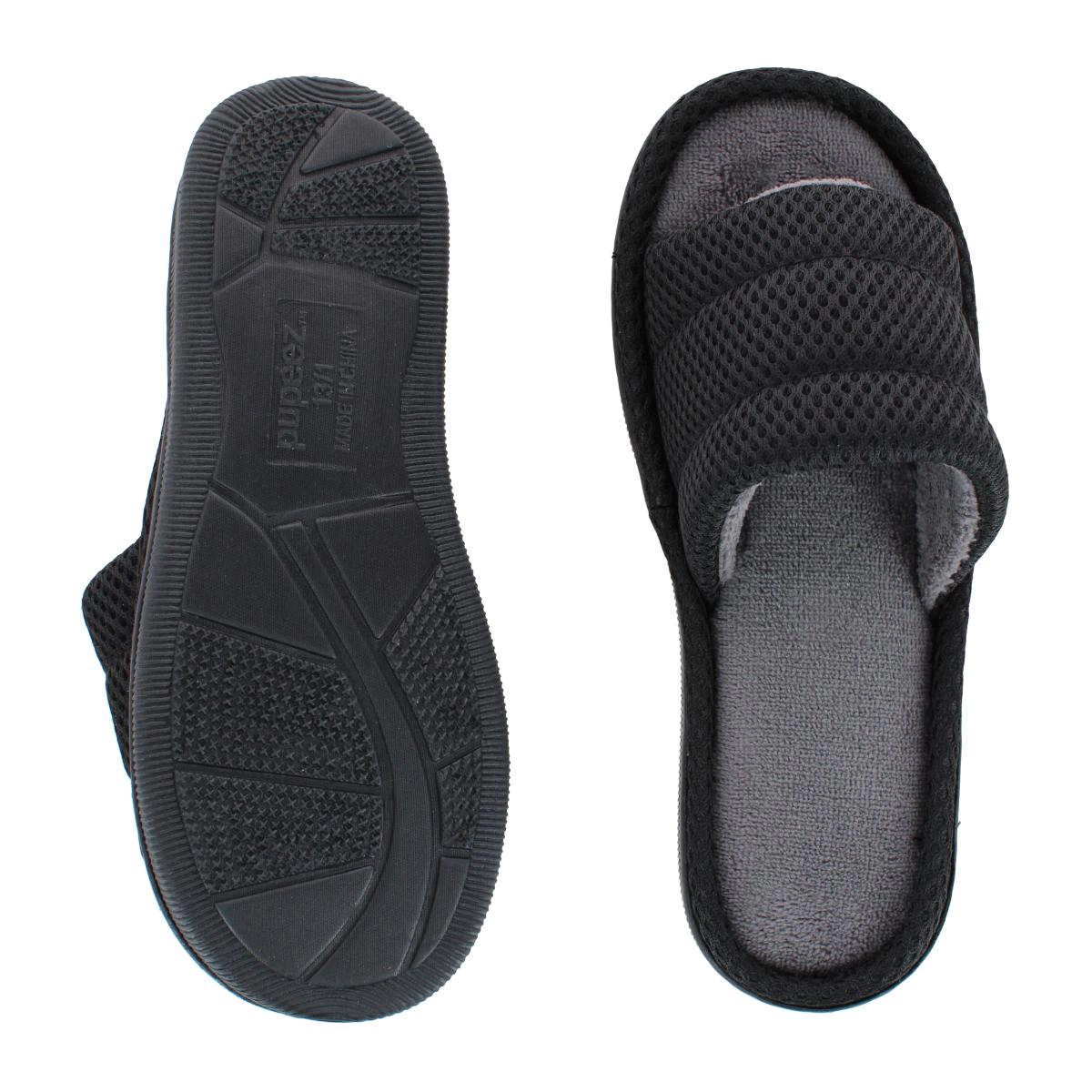 CTM Boy's Lightweight Open Toe Slide Slippers