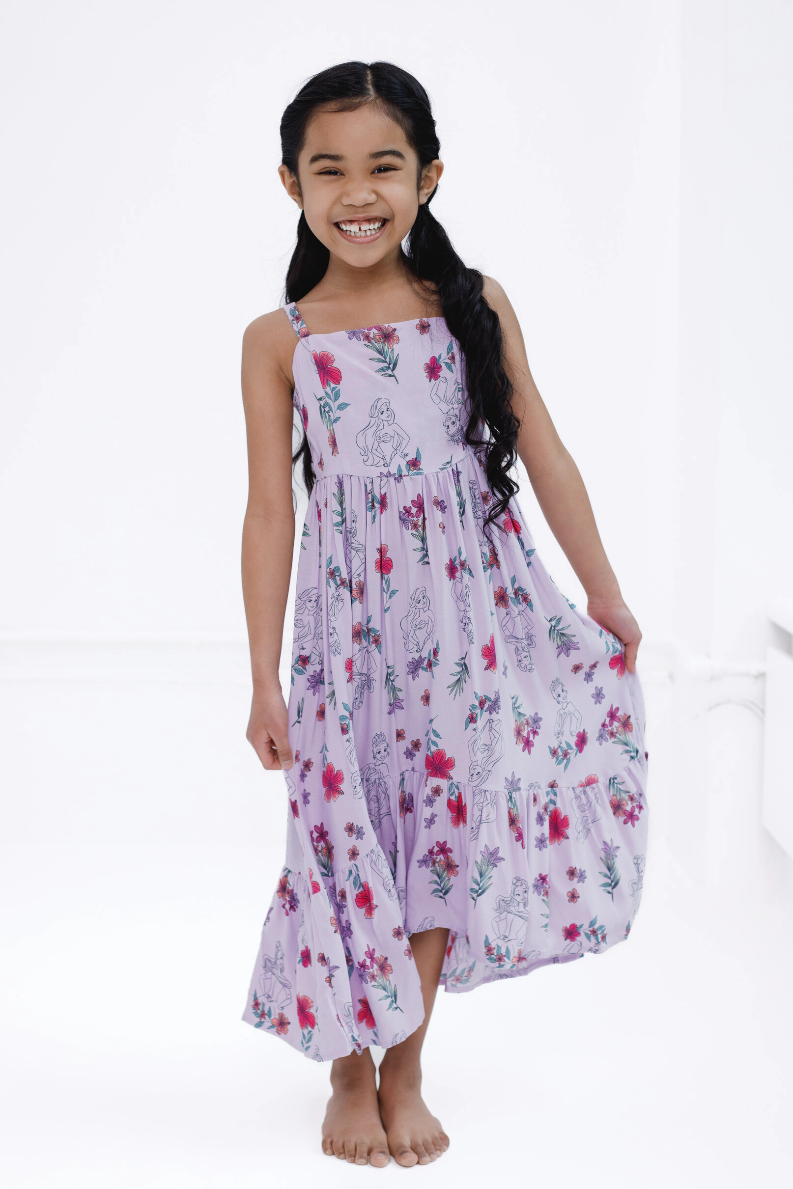 Disney Girls' Sleeveless Maxi Dress