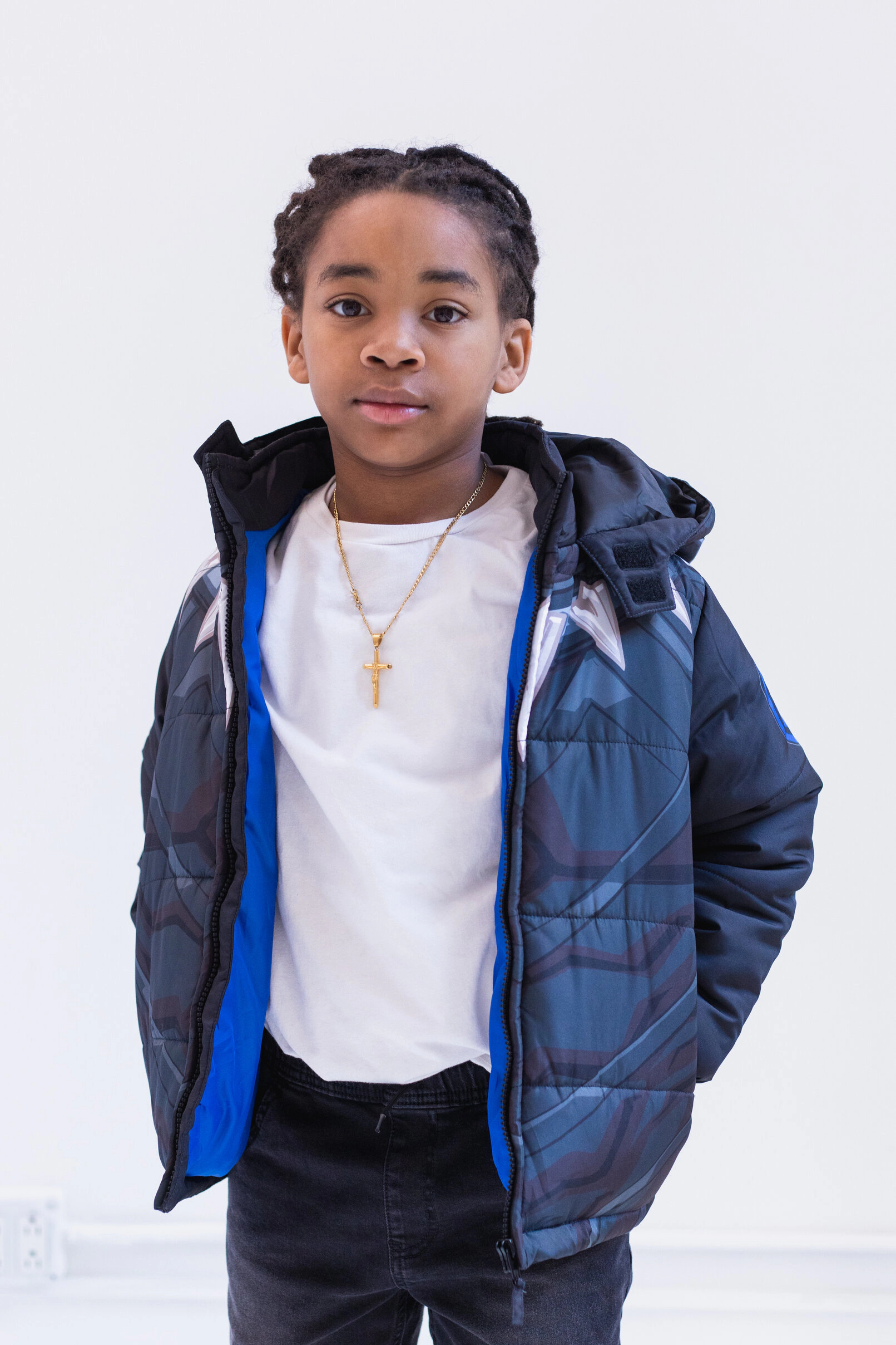 Marvel Hooded Zip-Up Puffer Jacket