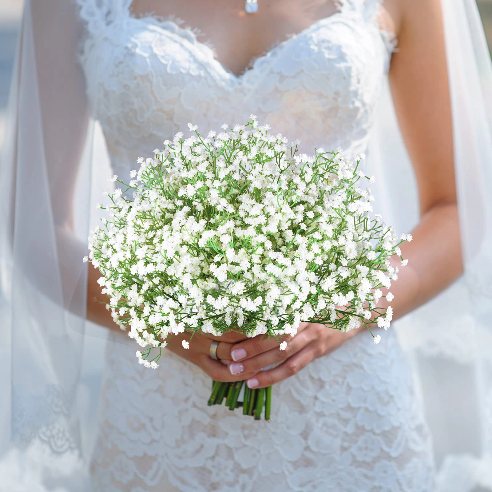 PUPWE s Breath Artificial Flowers 12 Gypsophila Faux For Wedding Party Home Garden Decoration