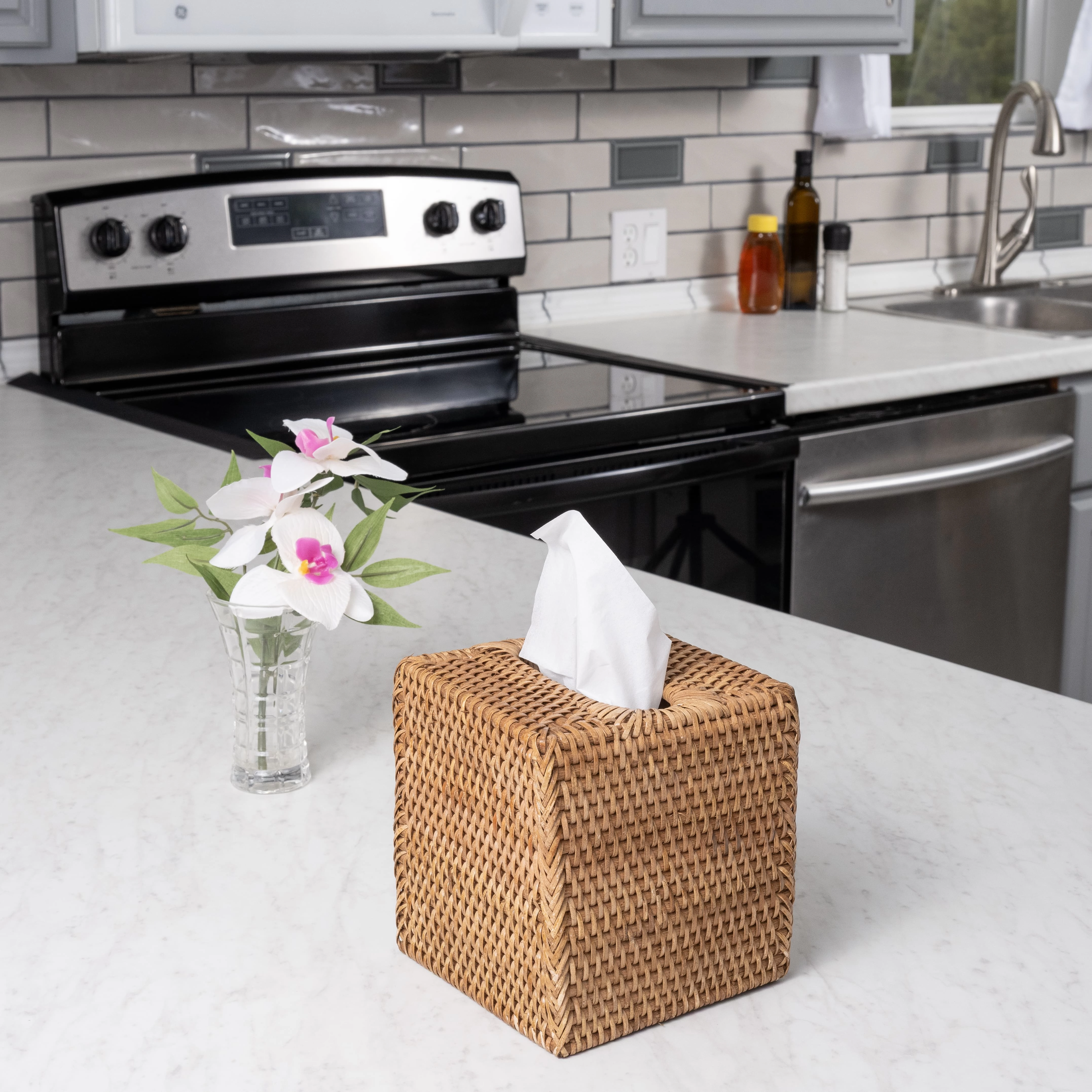 Saboga Home™ Column Tissue Box Cover