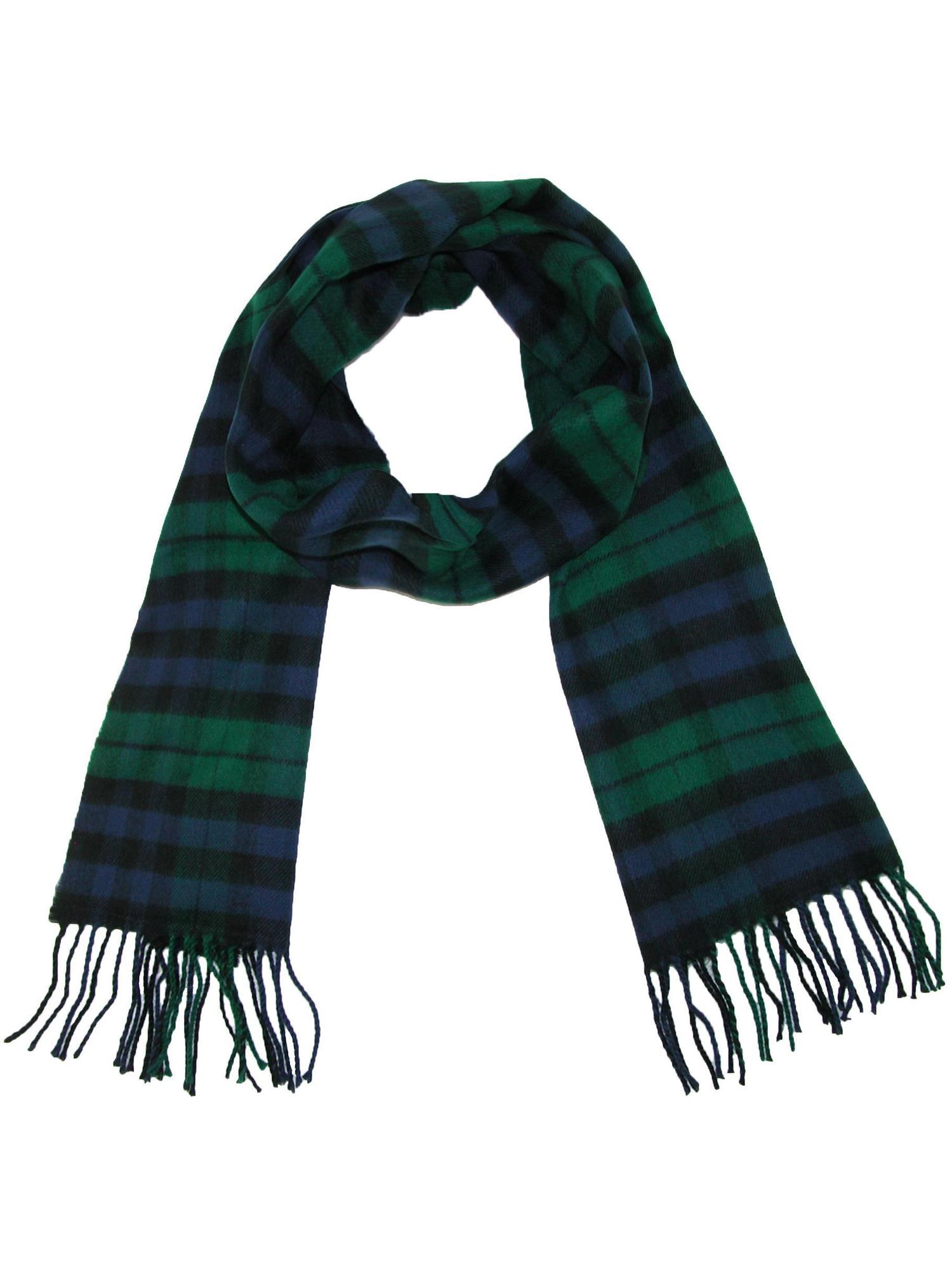 David & Young Soft Plaid Winter Scarf