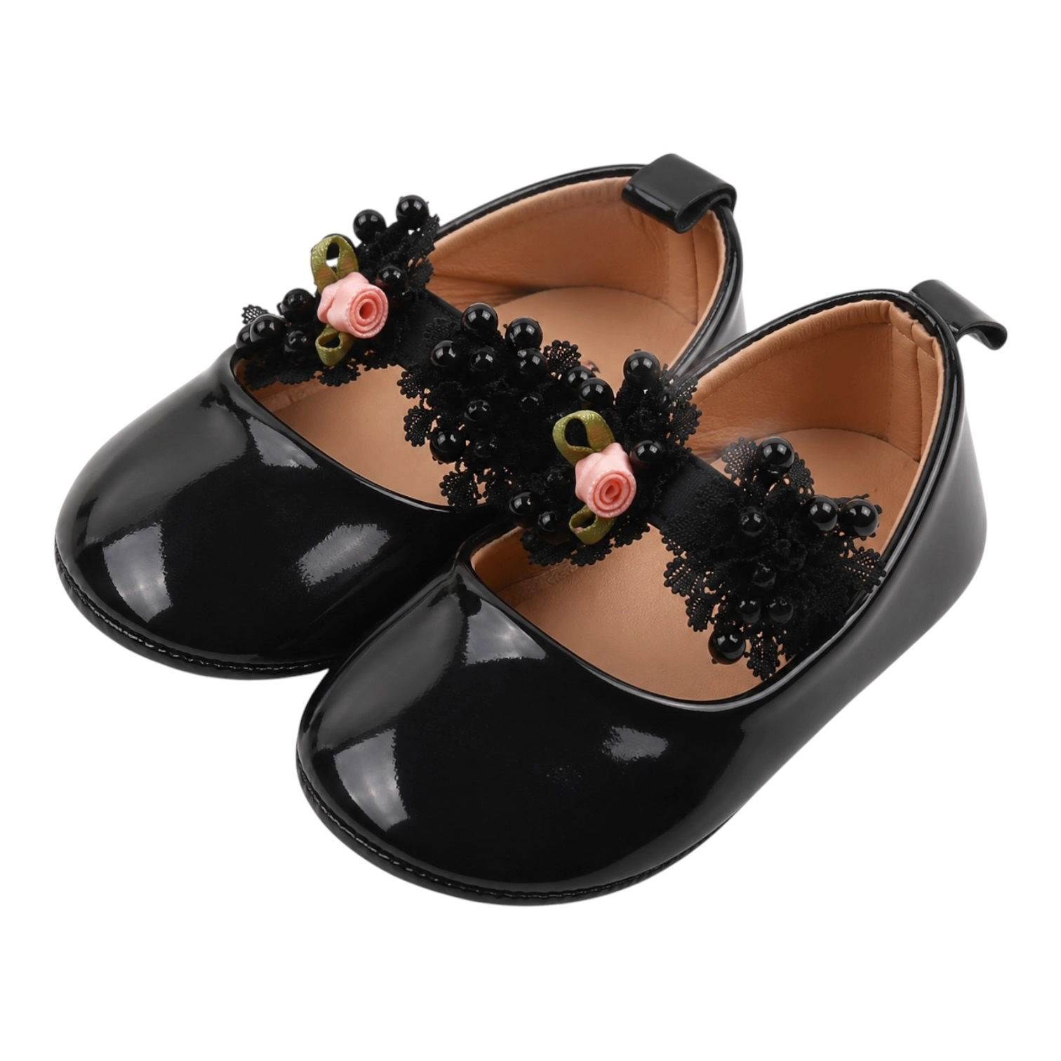 Laurenza's Patent Floral Flats
