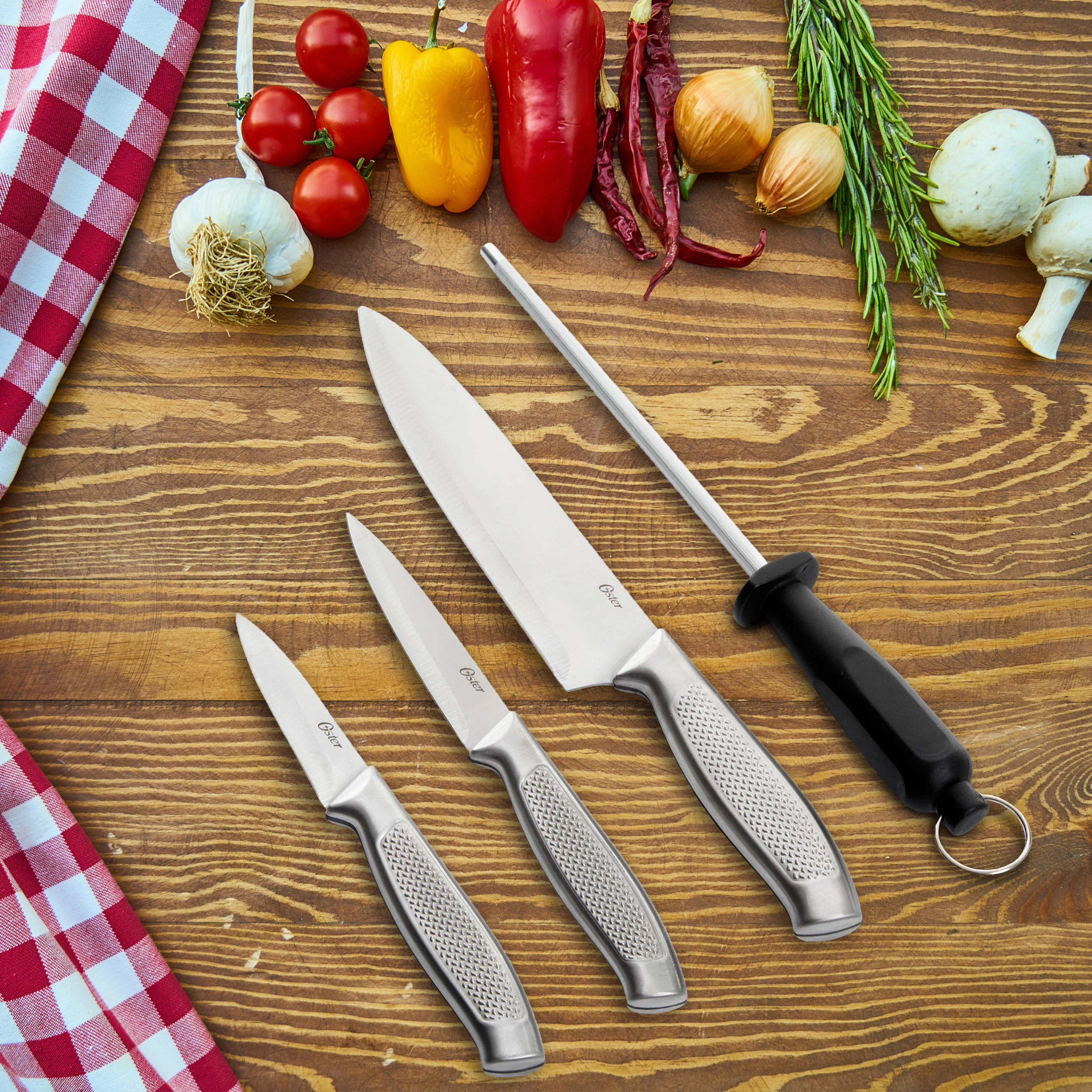 Oster Edgefield Stainless Steel 4 Piece Cutlery Set