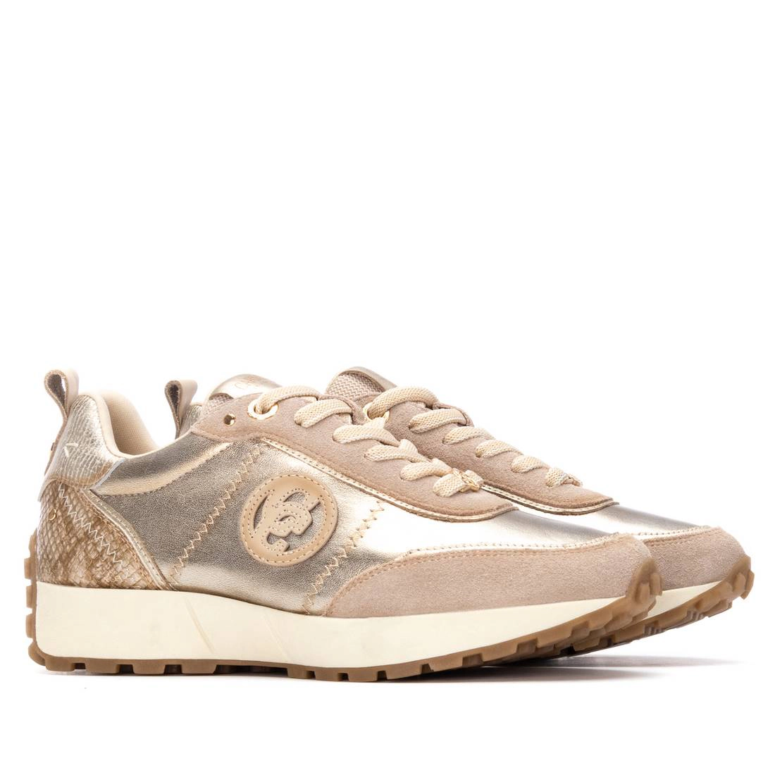 Women's Leather Lace-Up Sneakers Carmela Collection By XTI