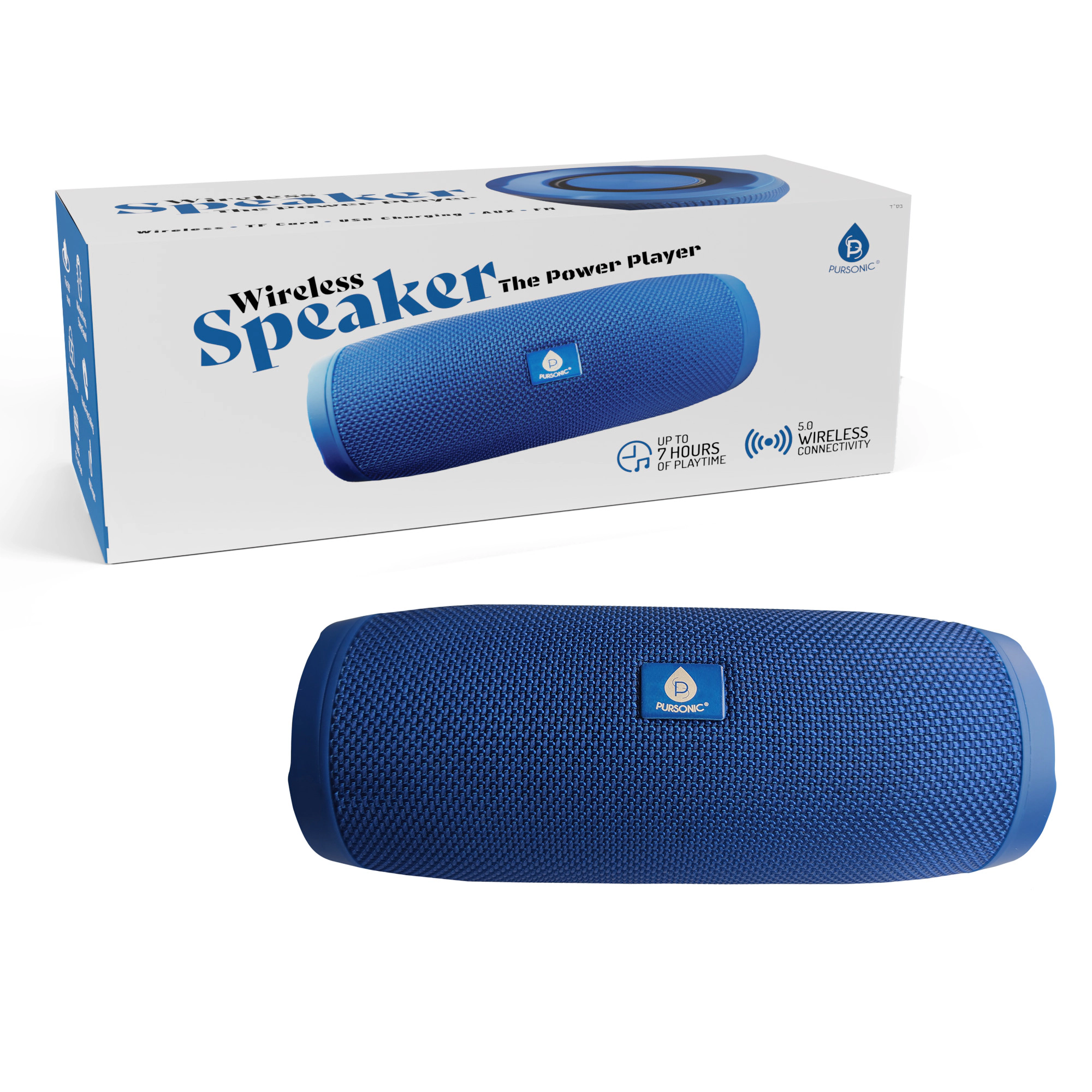 Pursonic Unisex Portable 360° Sound Wireless Speaker