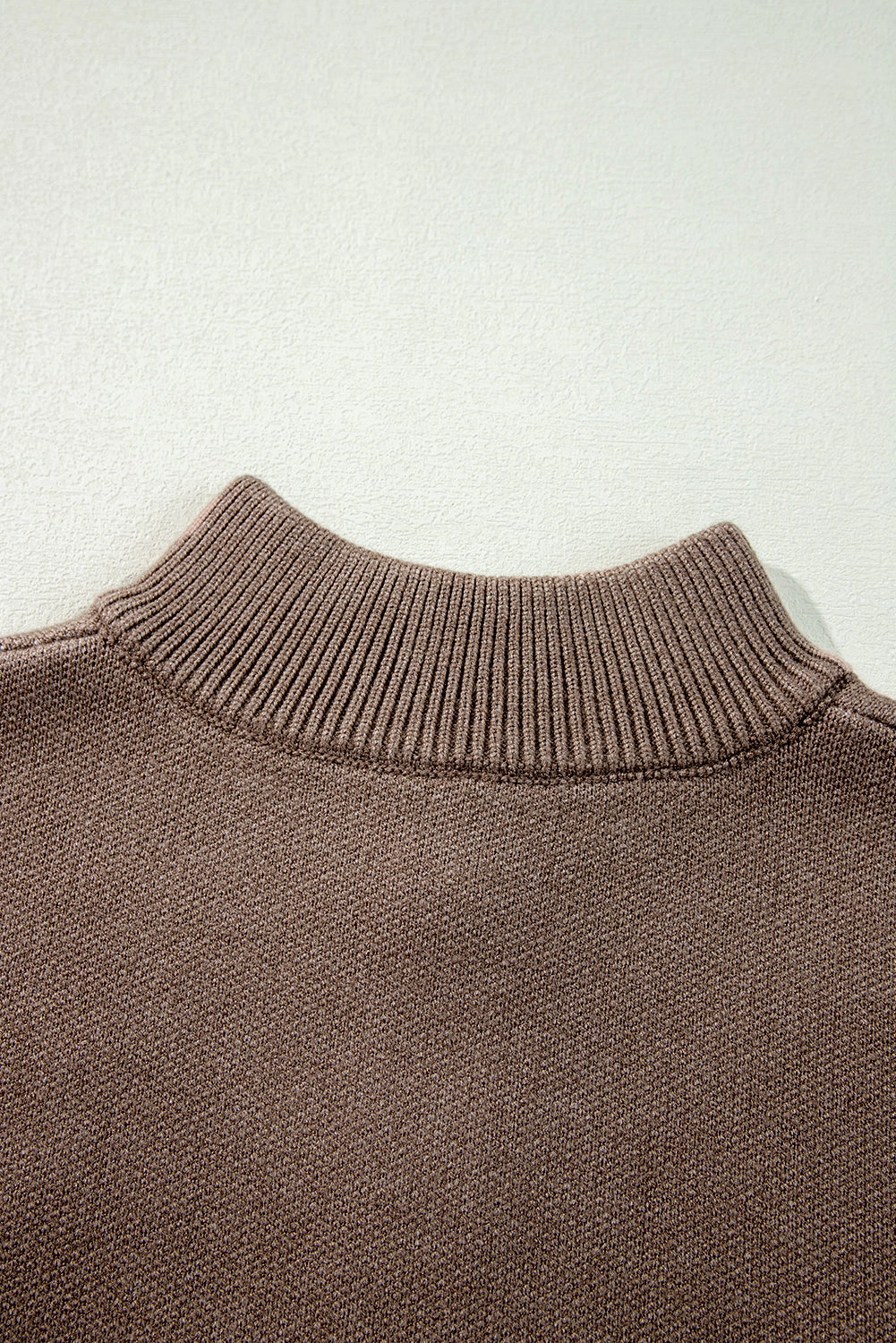 Threaded Pear Women's Eleanor Half Zipper Stand Sweater
