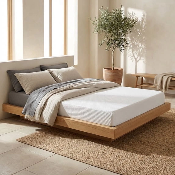 Atlas Mattress 6" Gel Memory Foam Medium Tight Top - Bed in a Box